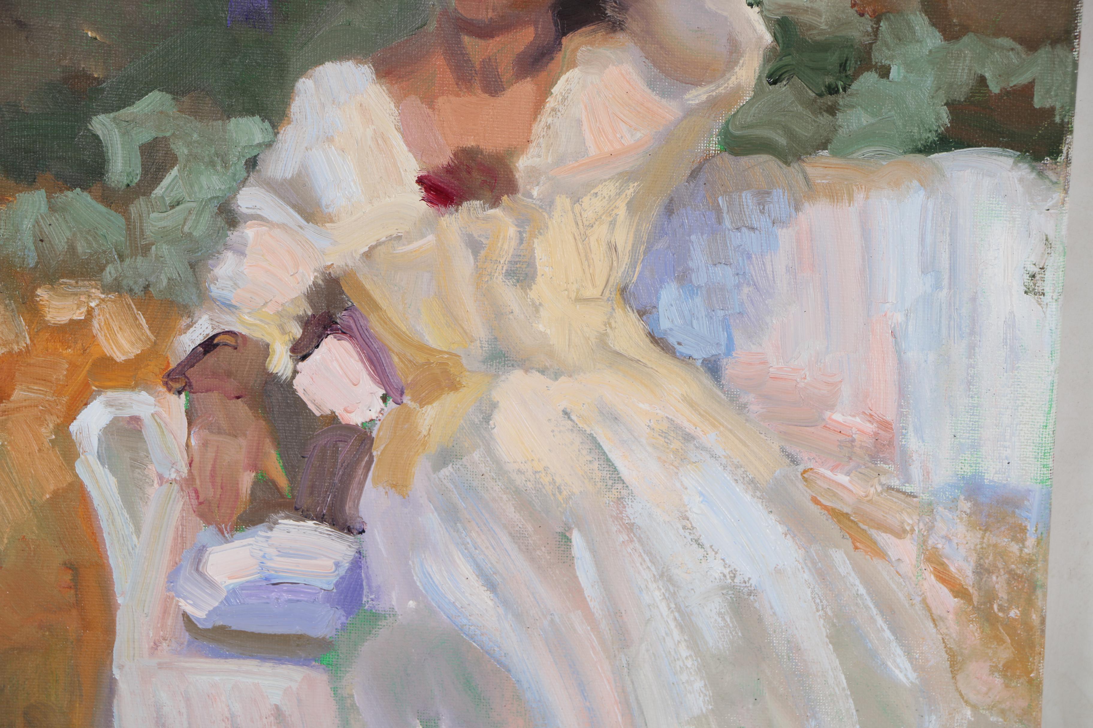 Sally Rosenbaum Figural Oil Painting