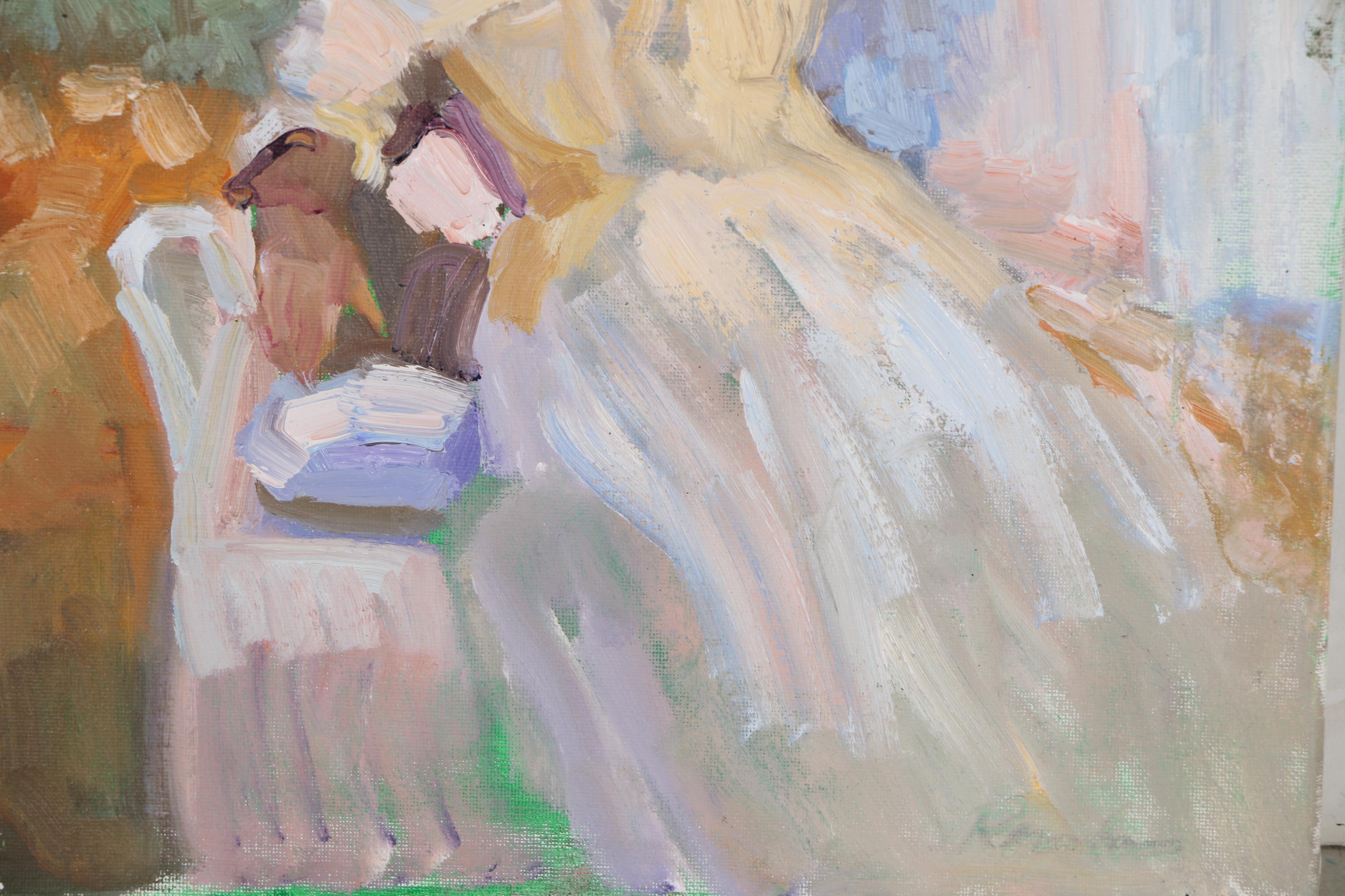 Sally Rosenbaum Figural Oil Painting