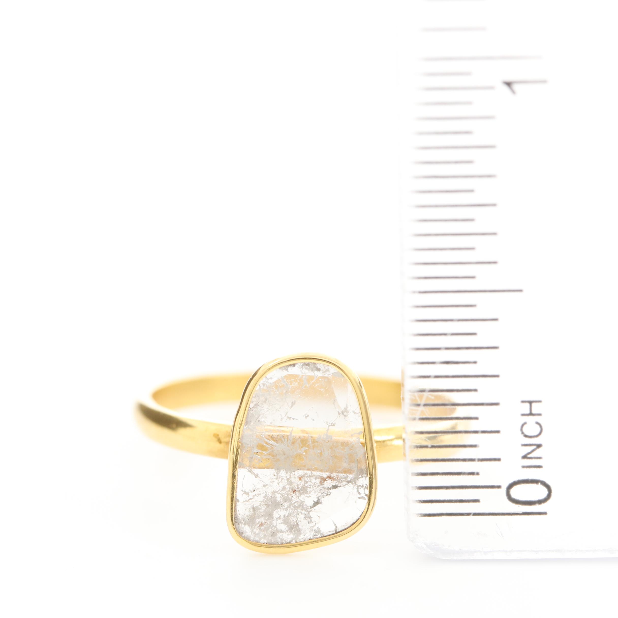 18K Yellow Gold Diamond Ring