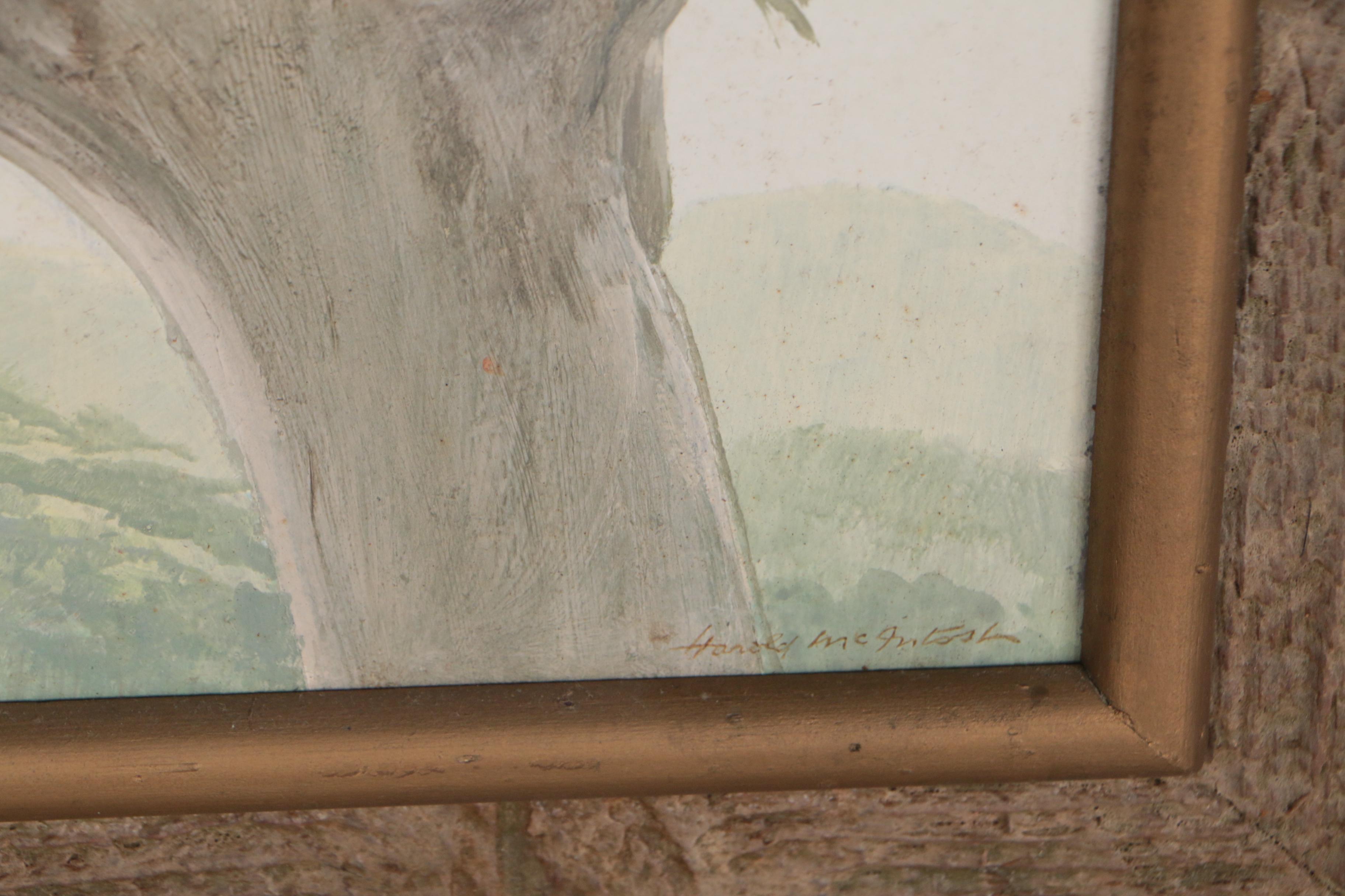 Harold McIntosh Peregrine Falcon Acrylic Painting