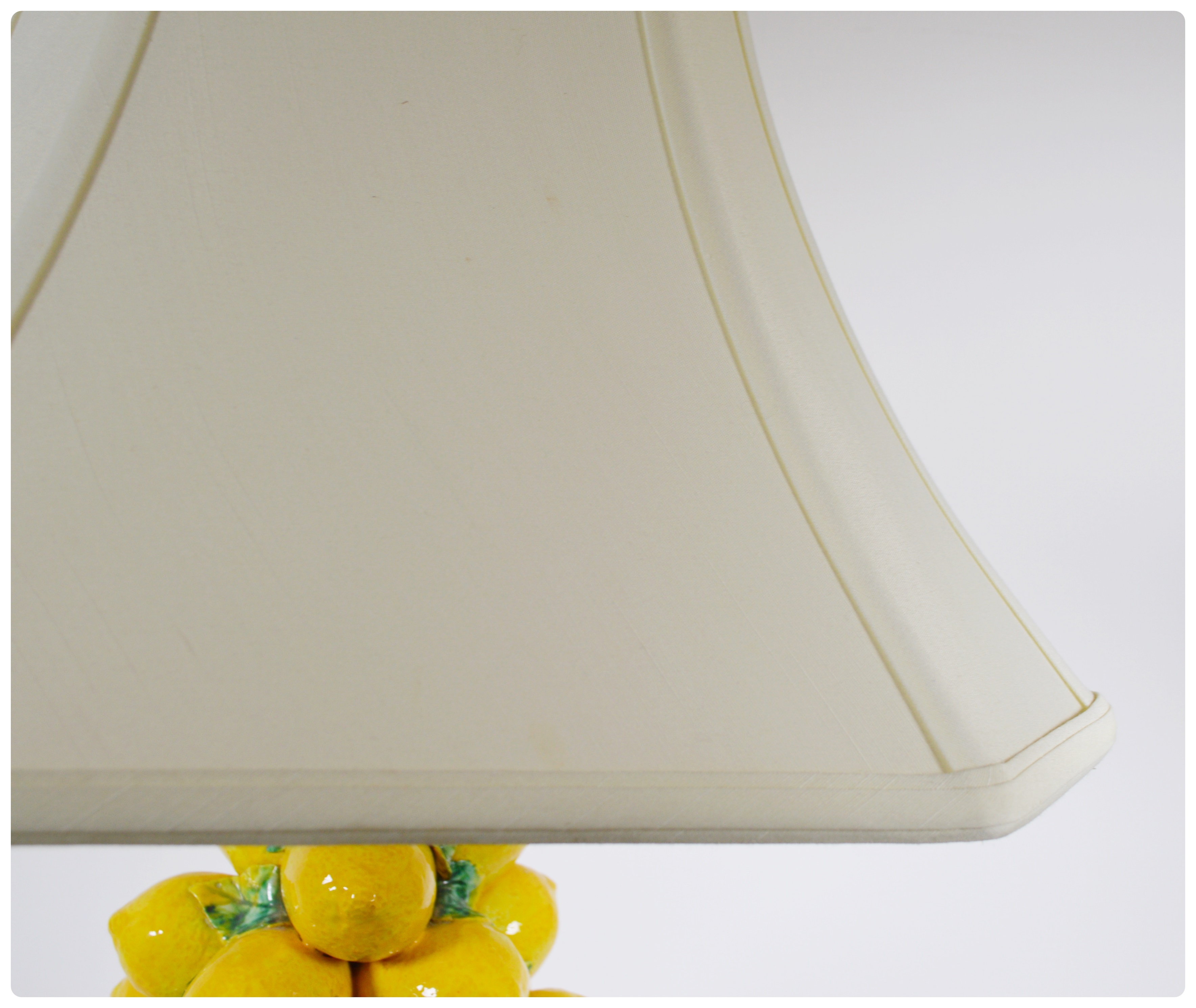 Ceramic Lemon Topiary Table Lamp, Late 20th Century