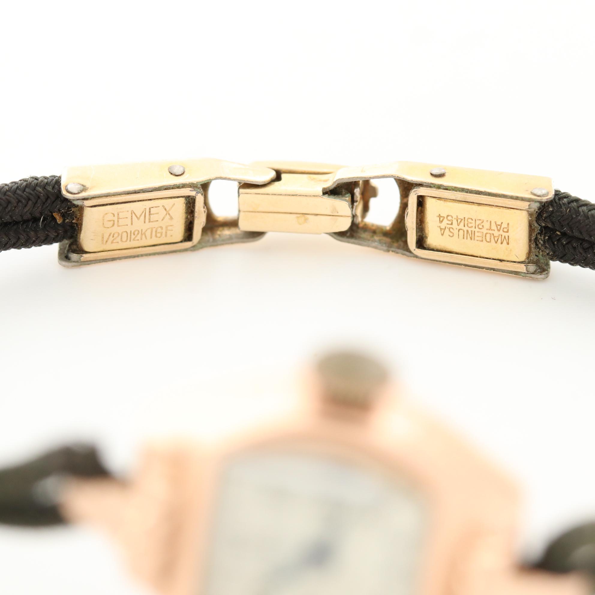 Vintage Aerni 14K Rose Gold Stem Wind Watch