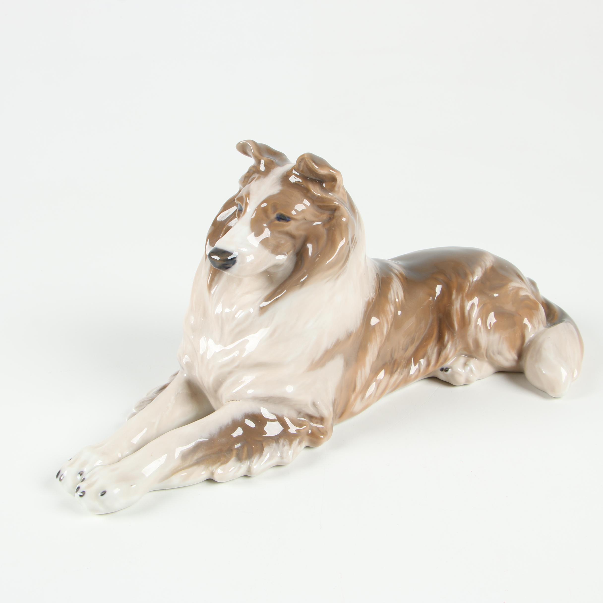 Royal Copenhagen "Collie" Porcelain Figurine, 1969–1973