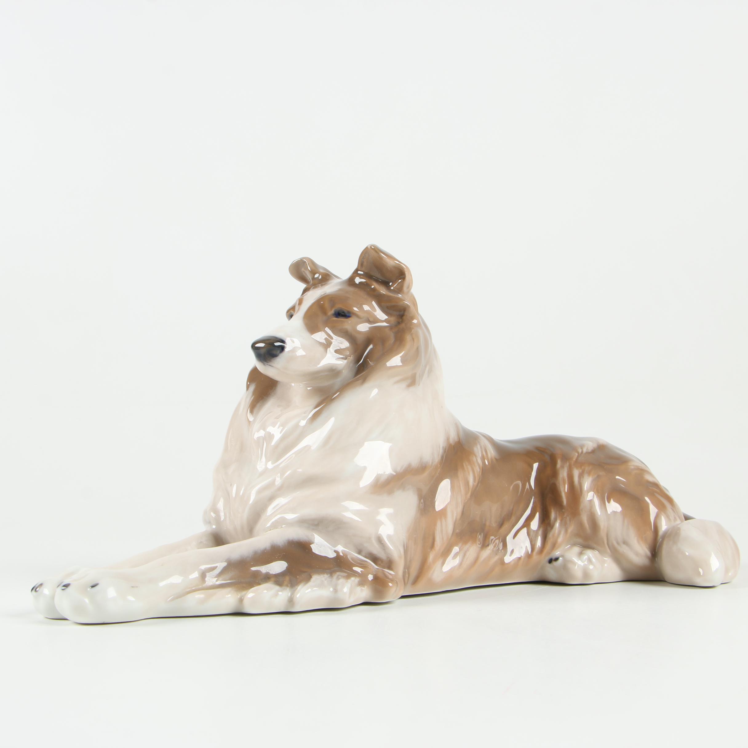 Royal Copenhagen "Collie" Porcelain Figurine, 1969–1973