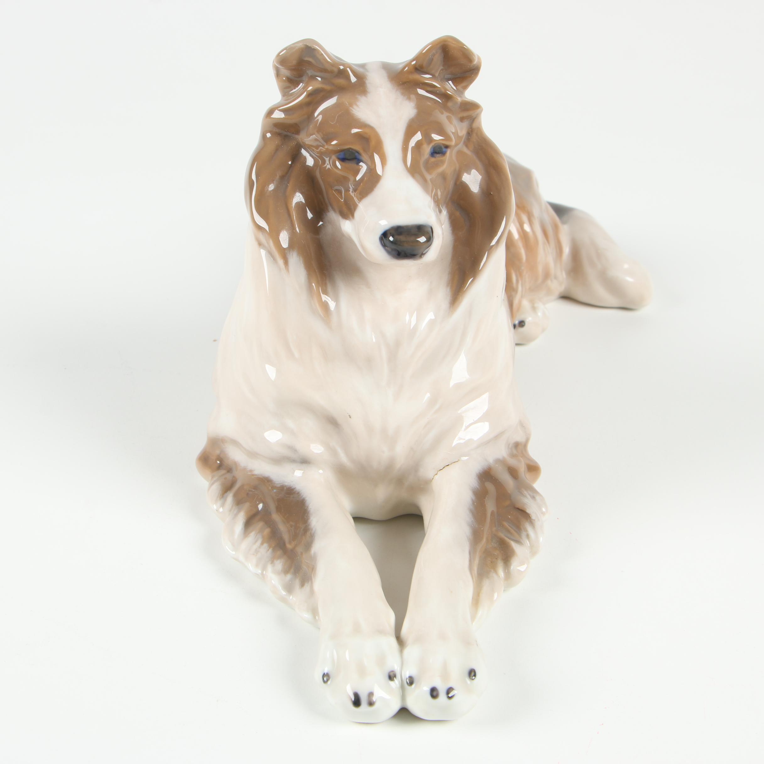 Royal Copenhagen "Collie" Porcelain Figurine, 1969–1973