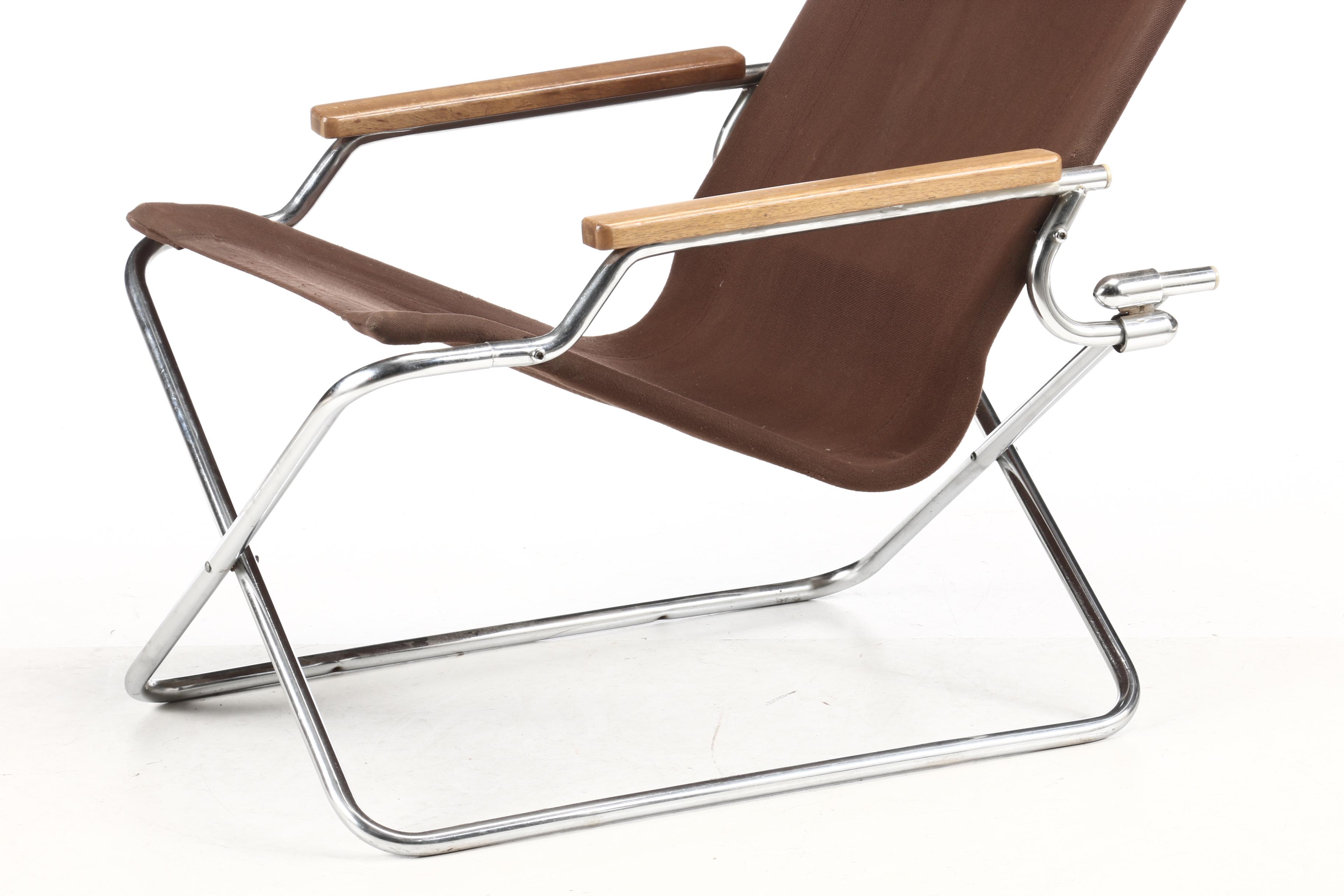 Uchida "Z" Chair Canvas Folding Chair, Contemporary