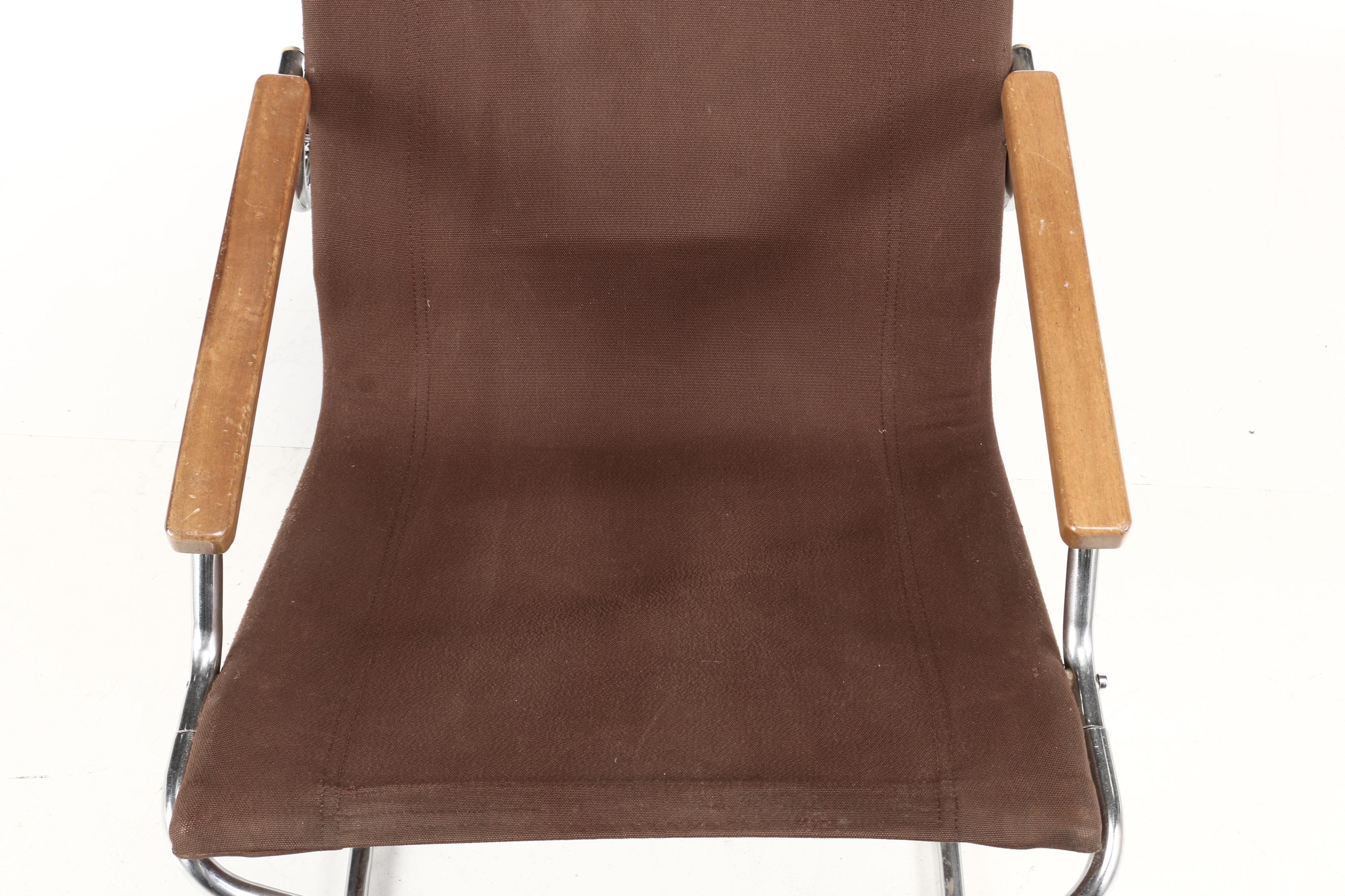 Uchida "Z" Chair Canvas Folding Chair, Contemporary