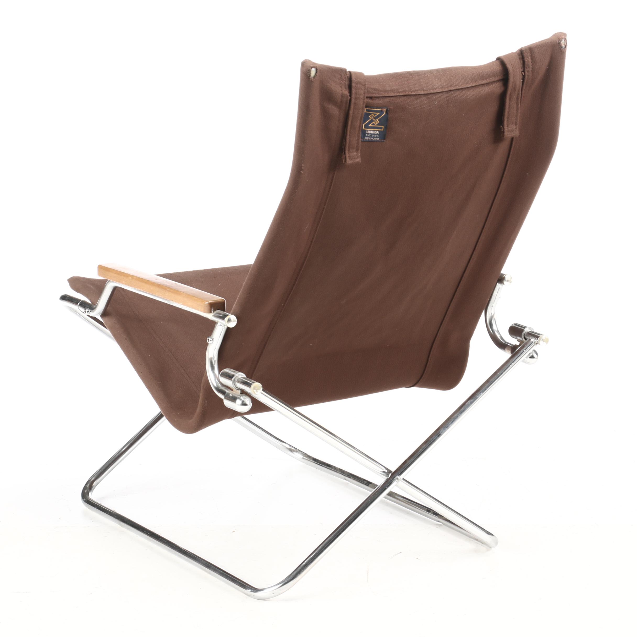 Uchida "Z" Chair Canvas Folding Chair, Contemporary