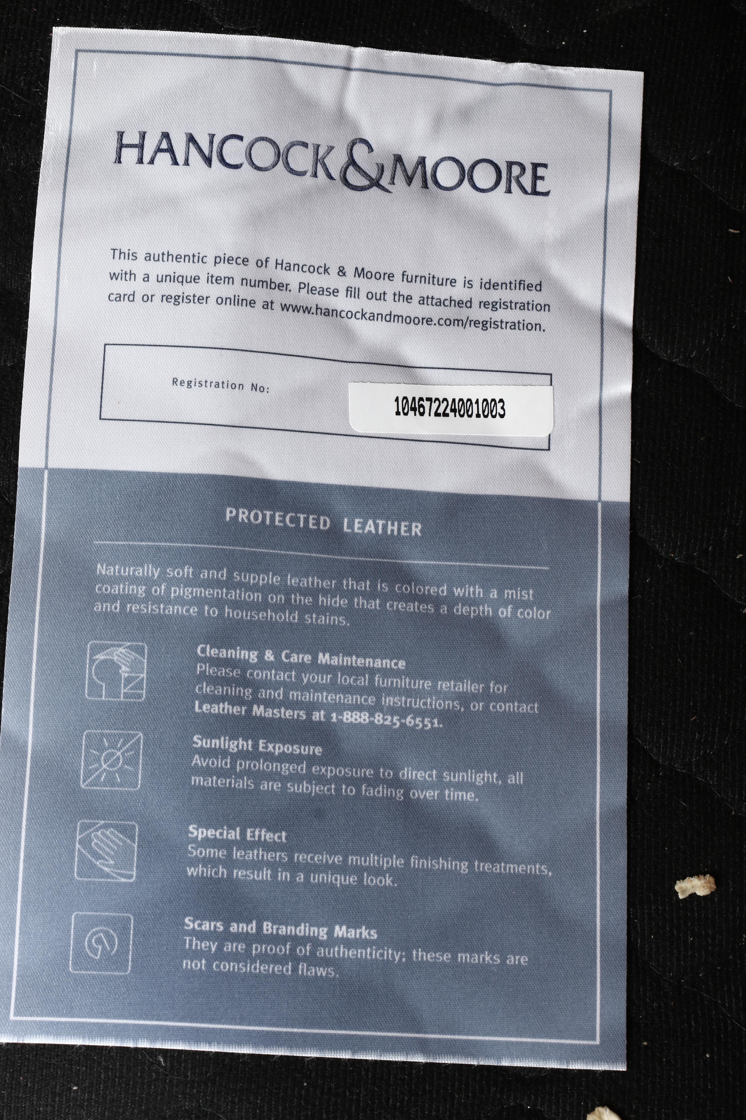 Hancock and Moore Leather Reclining Wing Chair, Late 20th Century