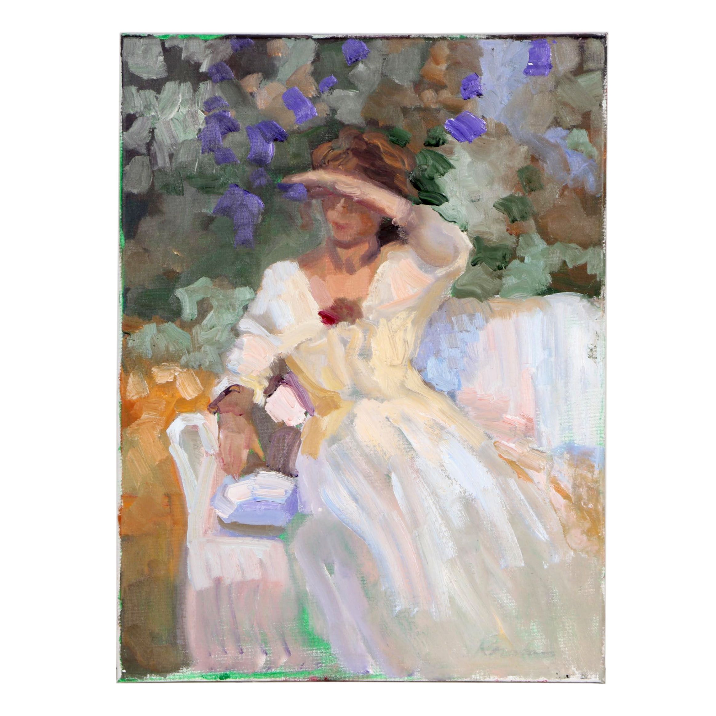 Sally Rosenbaum Figural Oil Painting