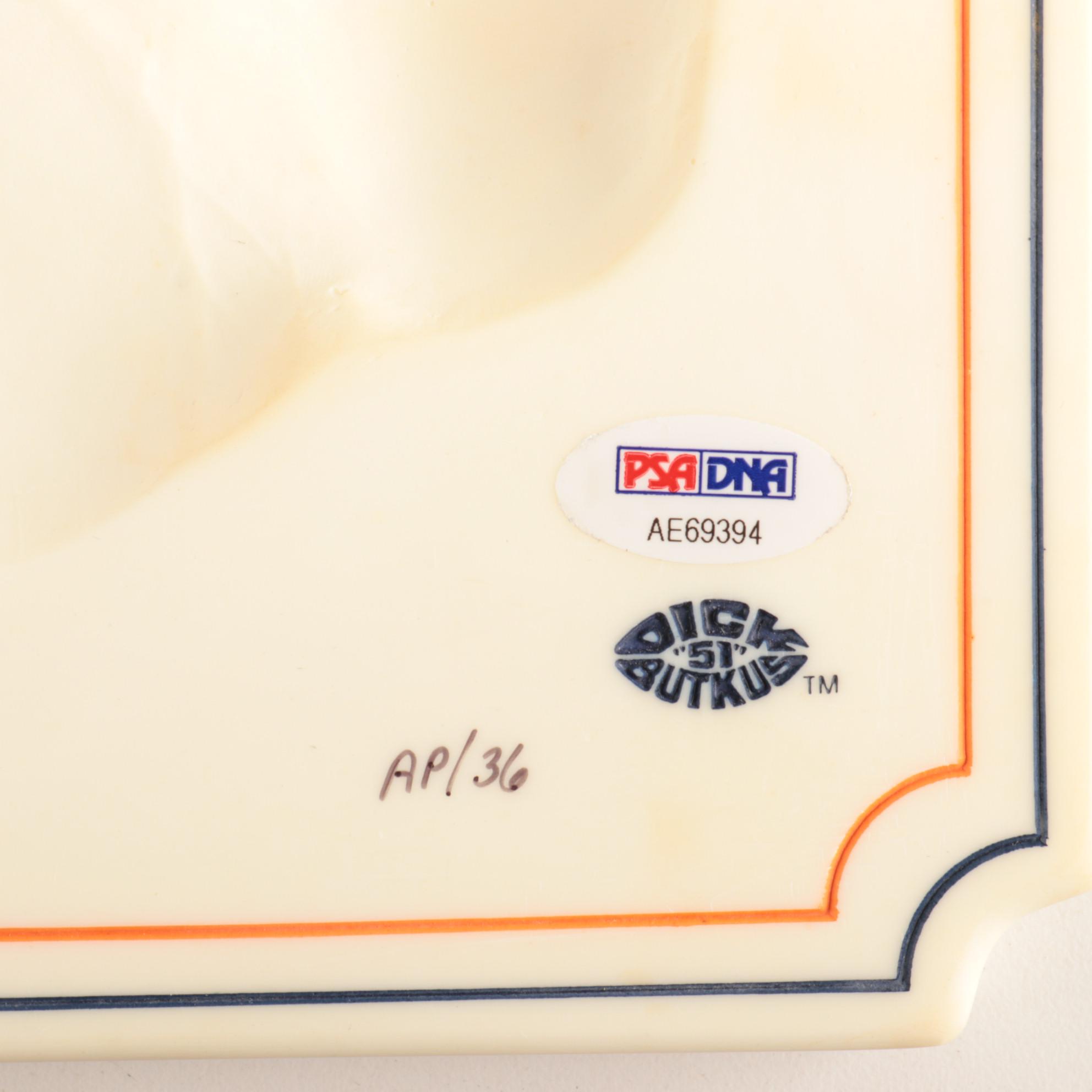 Dick Butkus(HOF) Signed Hand Impression Display, Artist Proof PSA/COA