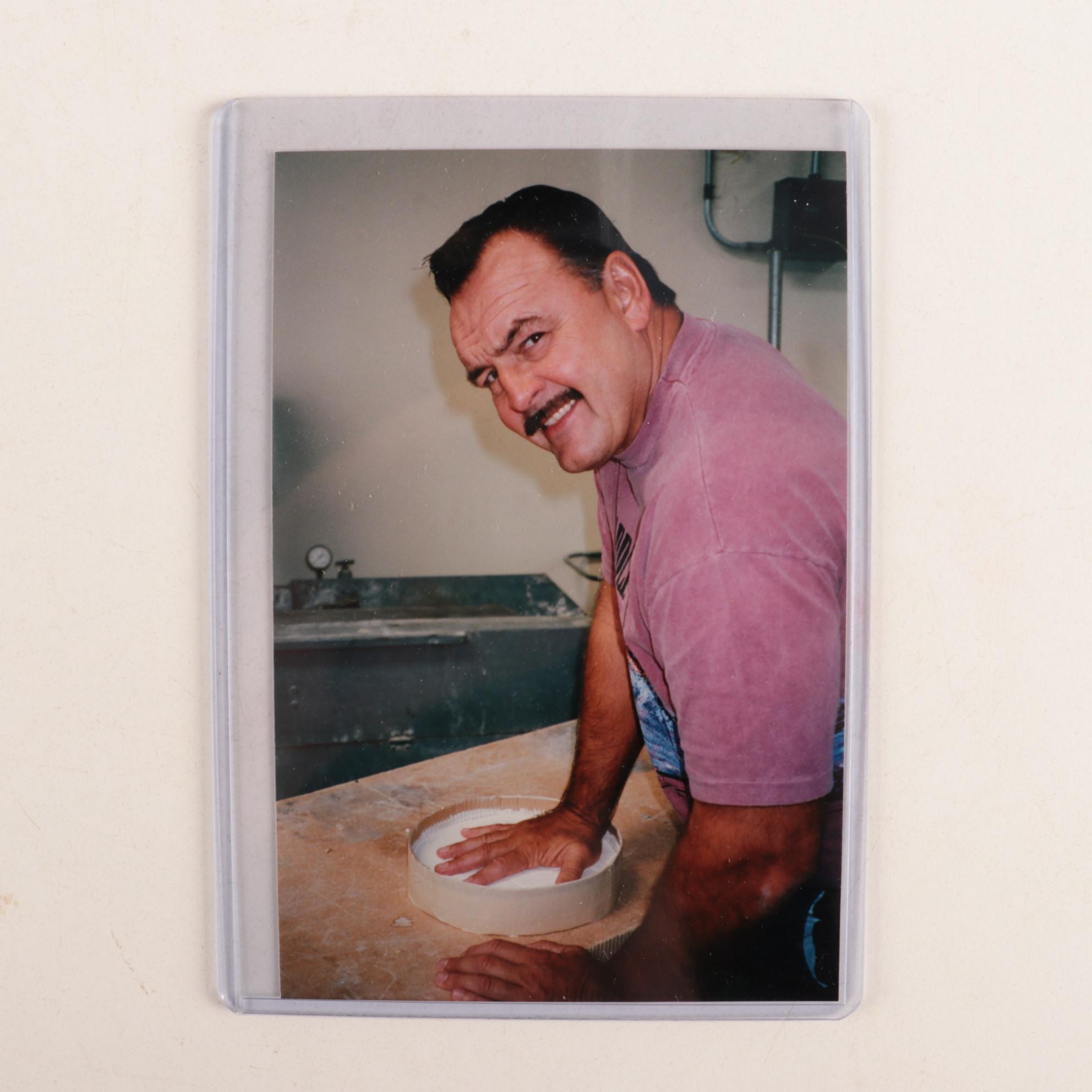 Dick Butkus(HOF) Signed Hand Impression Display, Artist Proof PSA/COA