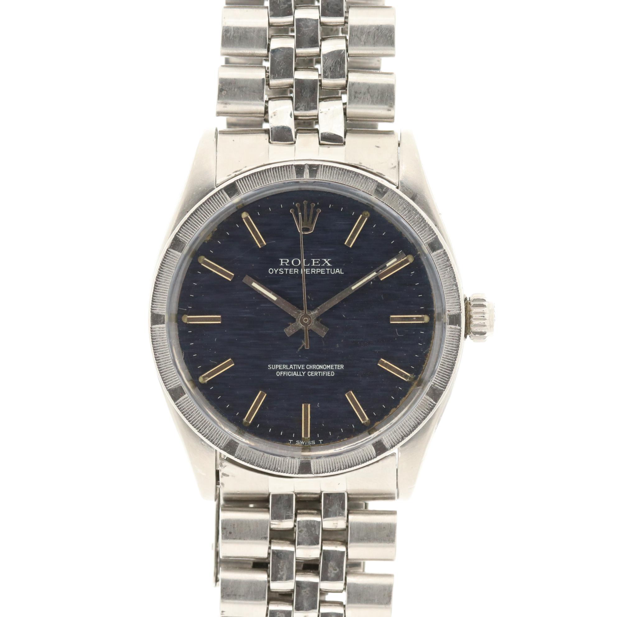 Vintage Rolex Oyster Perpetual 6569 Stainless Steel Automatic Watch, 1958