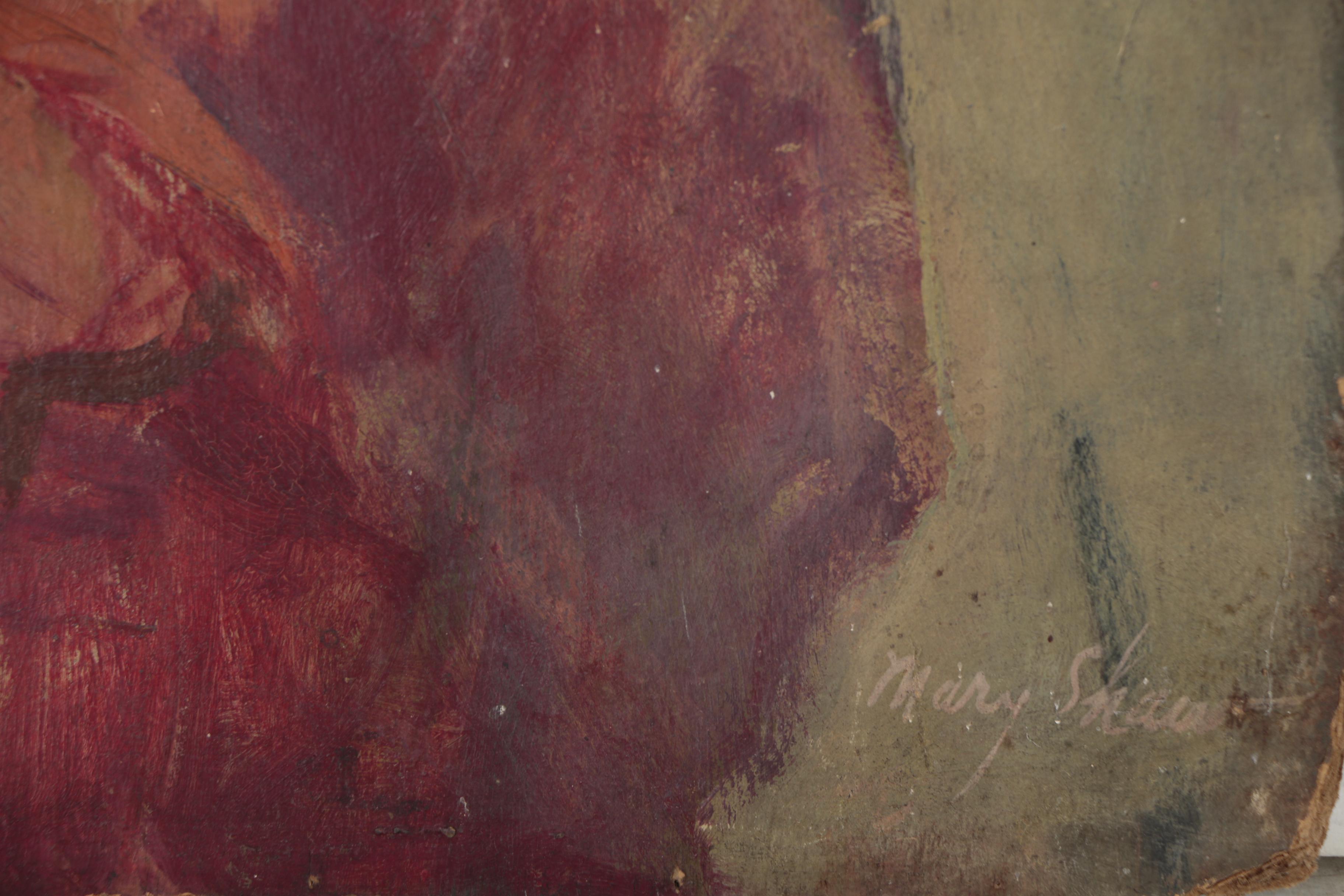 Mary Shaw Horn Nude Figure Oil Painting