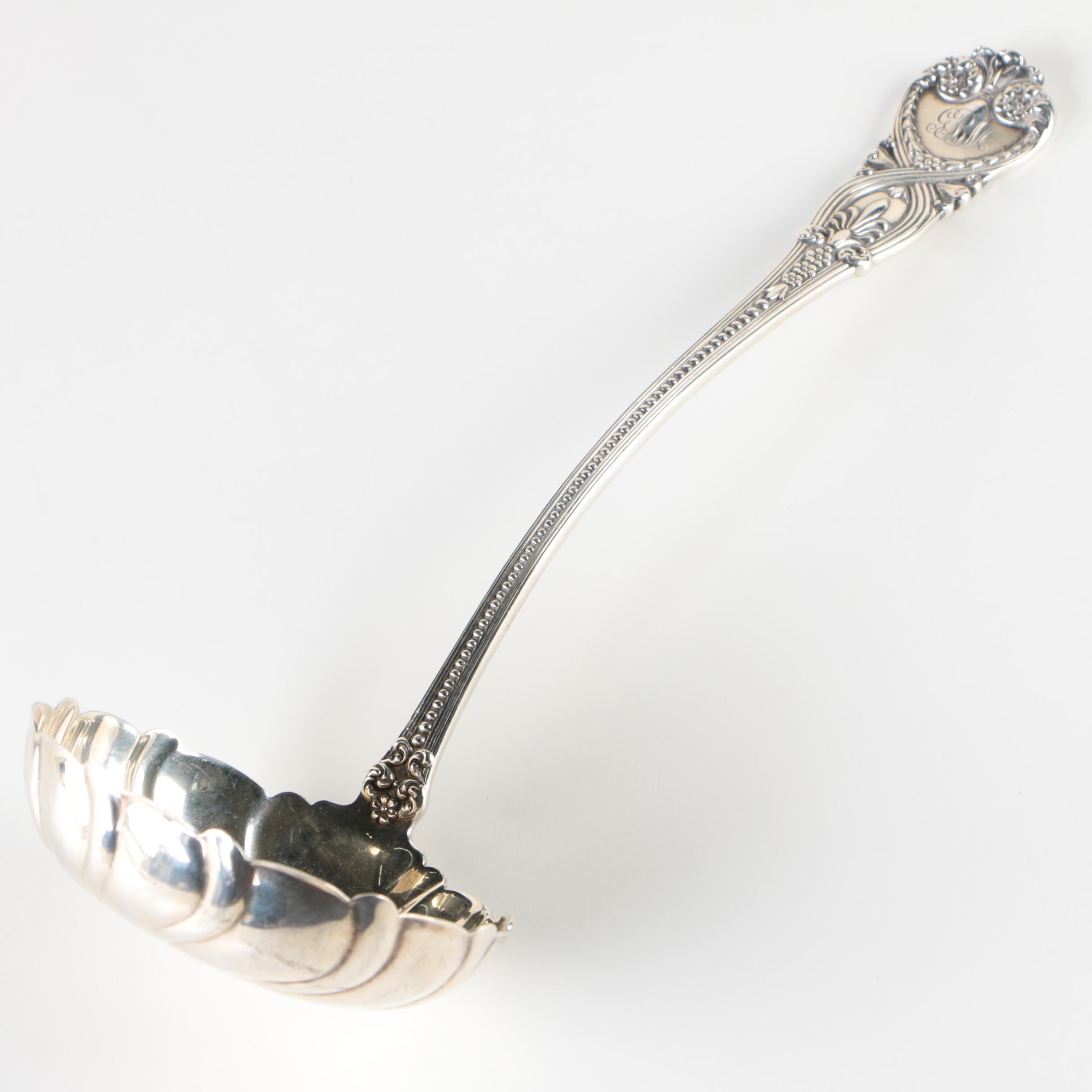 Tiffany & Co. "St. James" Sterling Silver Punch Ladle, Circa 1898-1902
