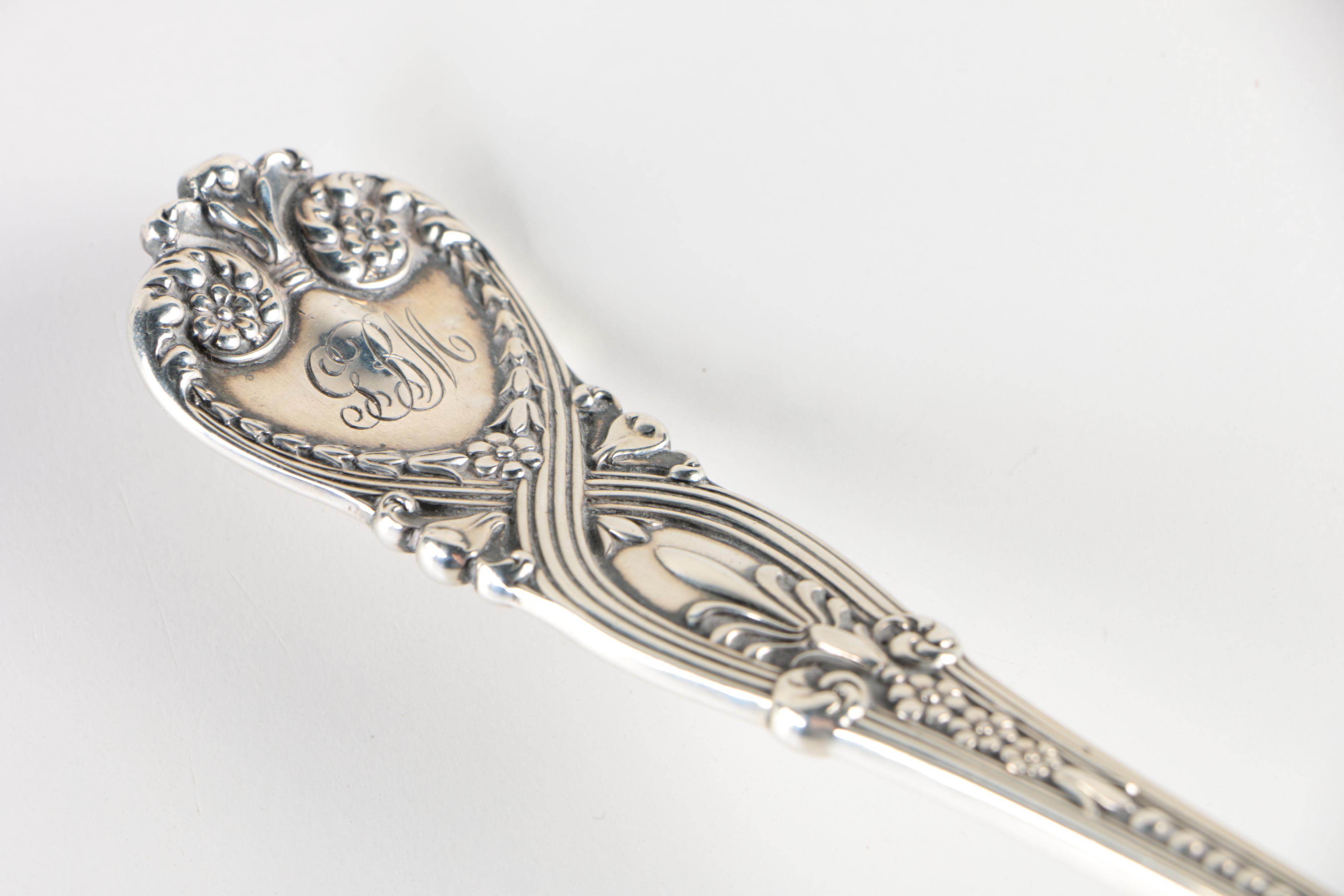 Tiffany & Co. "St. James" Sterling Silver Punch Ladle, Circa 1898-1902