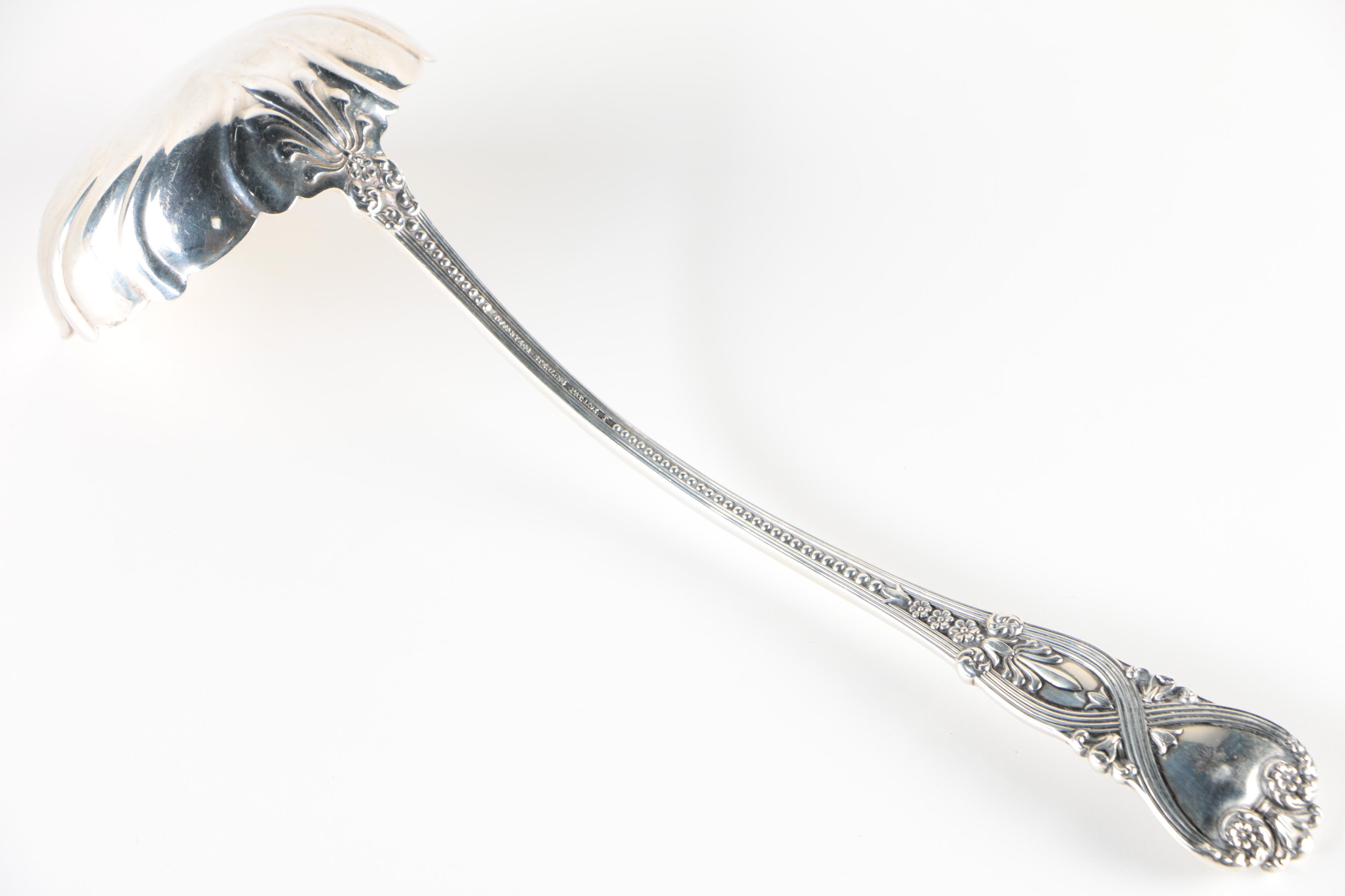 Tiffany & Co. "St. James" Sterling Silver Punch Ladle, Circa 1898-1902