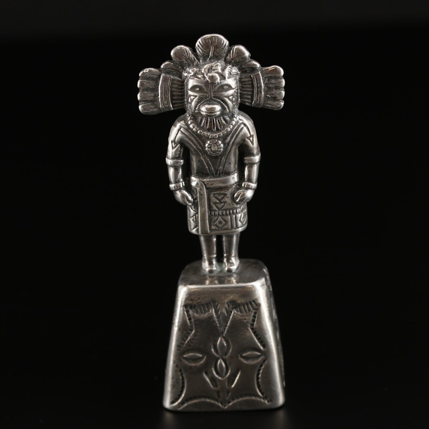 Kachina Sterling Silver Bell