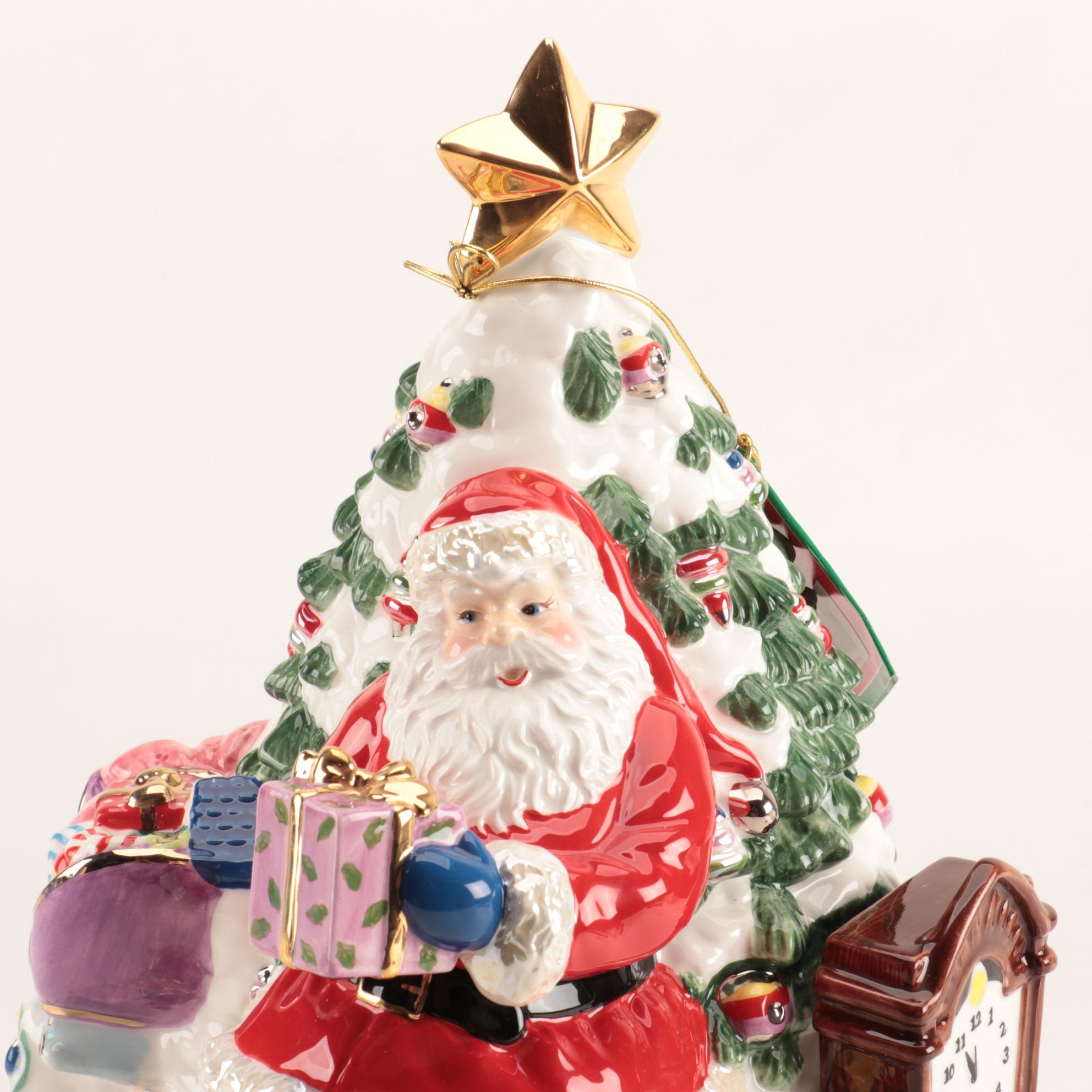 Christopher Radko "Twas the Night Before Christmas" Ceramic Cookie Jar