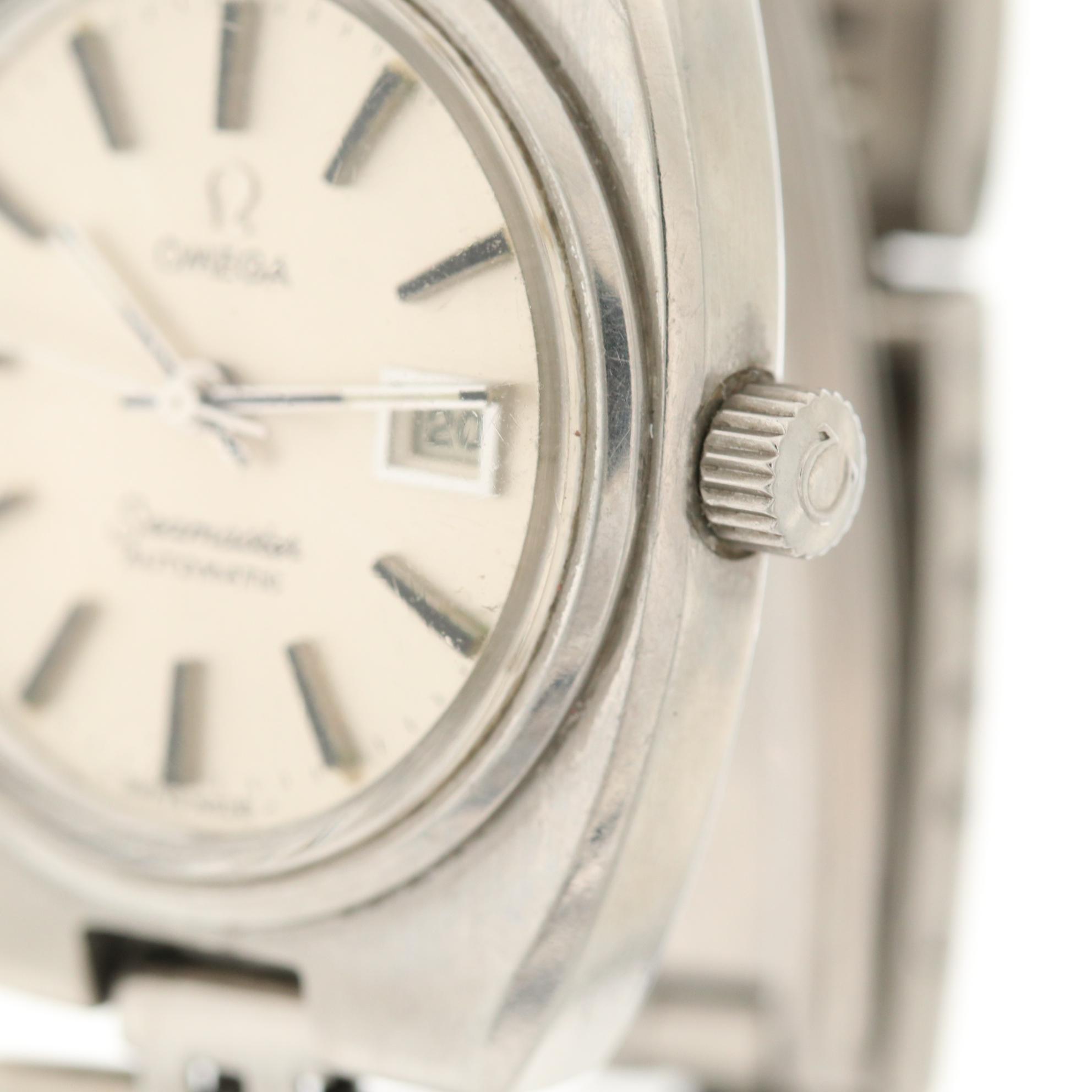 Vintage Omega Seamaster Stainless Steel Automatic Watch With Date, 1976