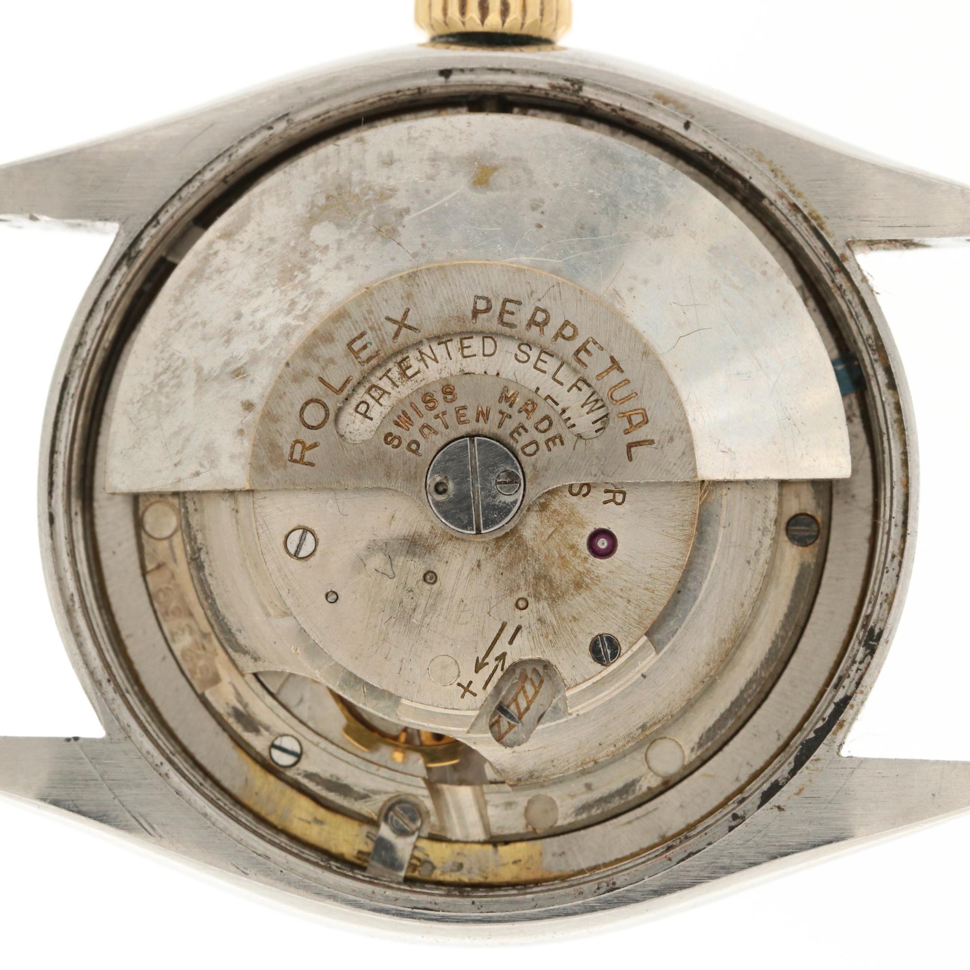 Vintage Rolex Oyster Perpetual 14K Gold and Stainless Steel Automatic Watch