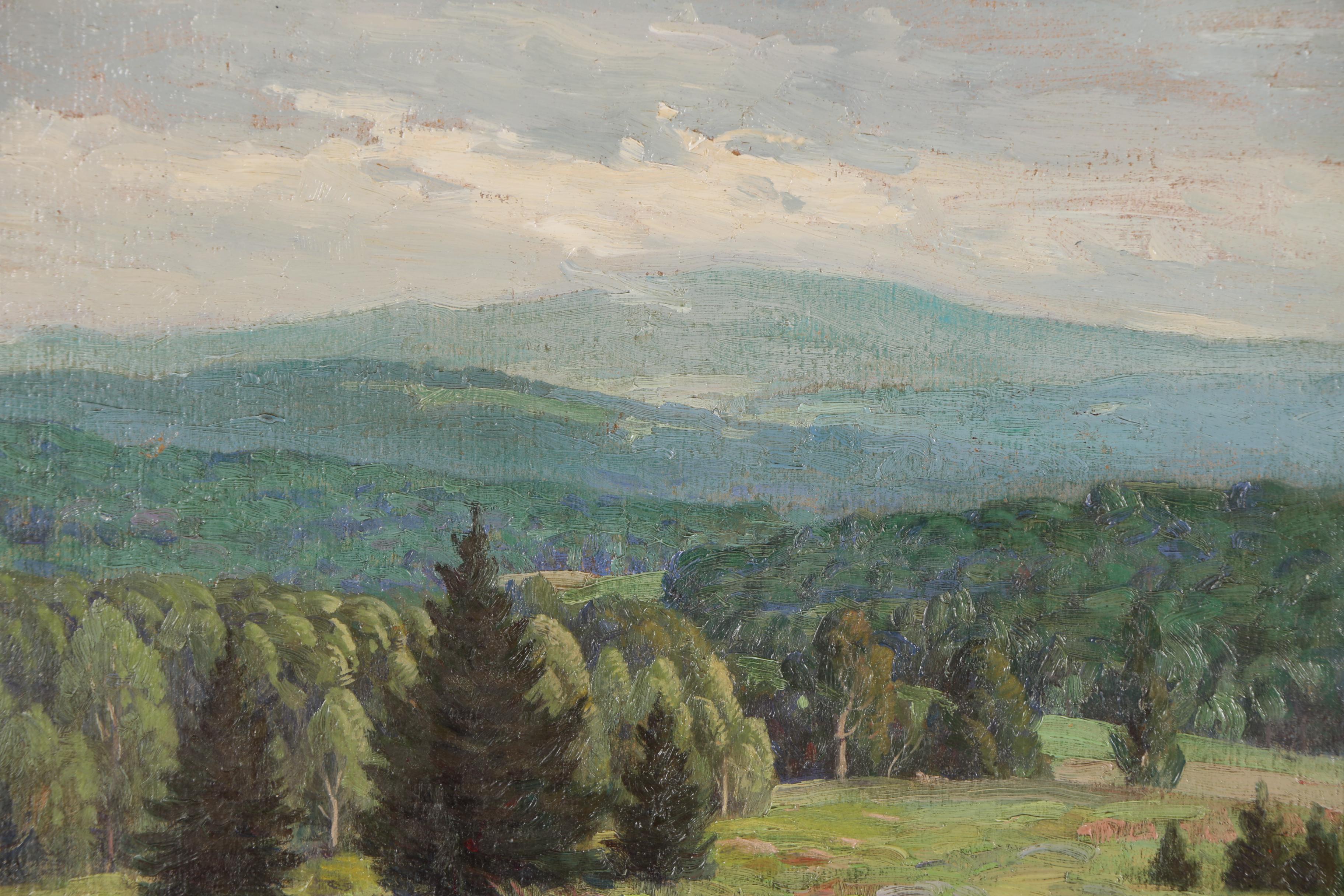 Norwood MacGilvary Landscape Oil Painting "Green Mountains"