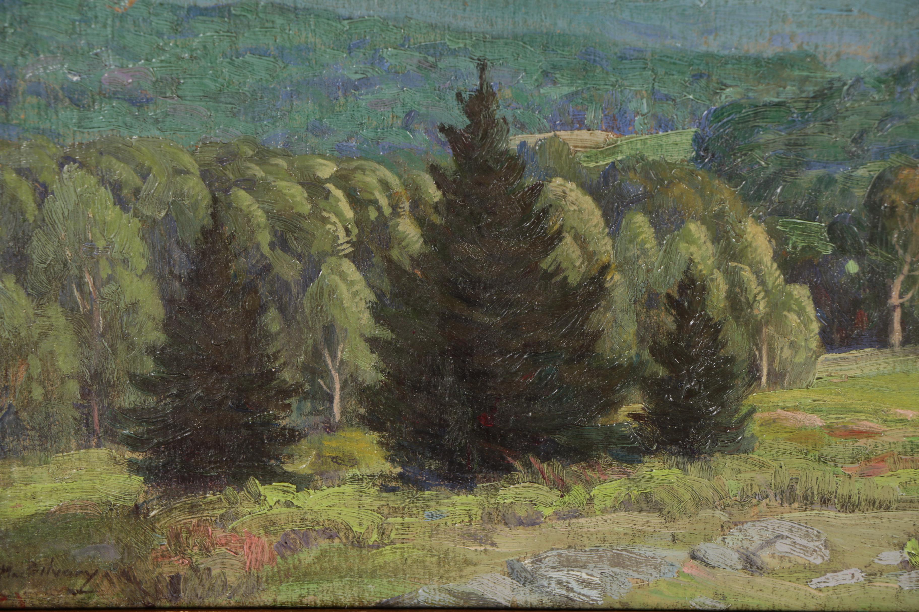 Norwood MacGilvary Landscape Oil Painting "Green Mountains"