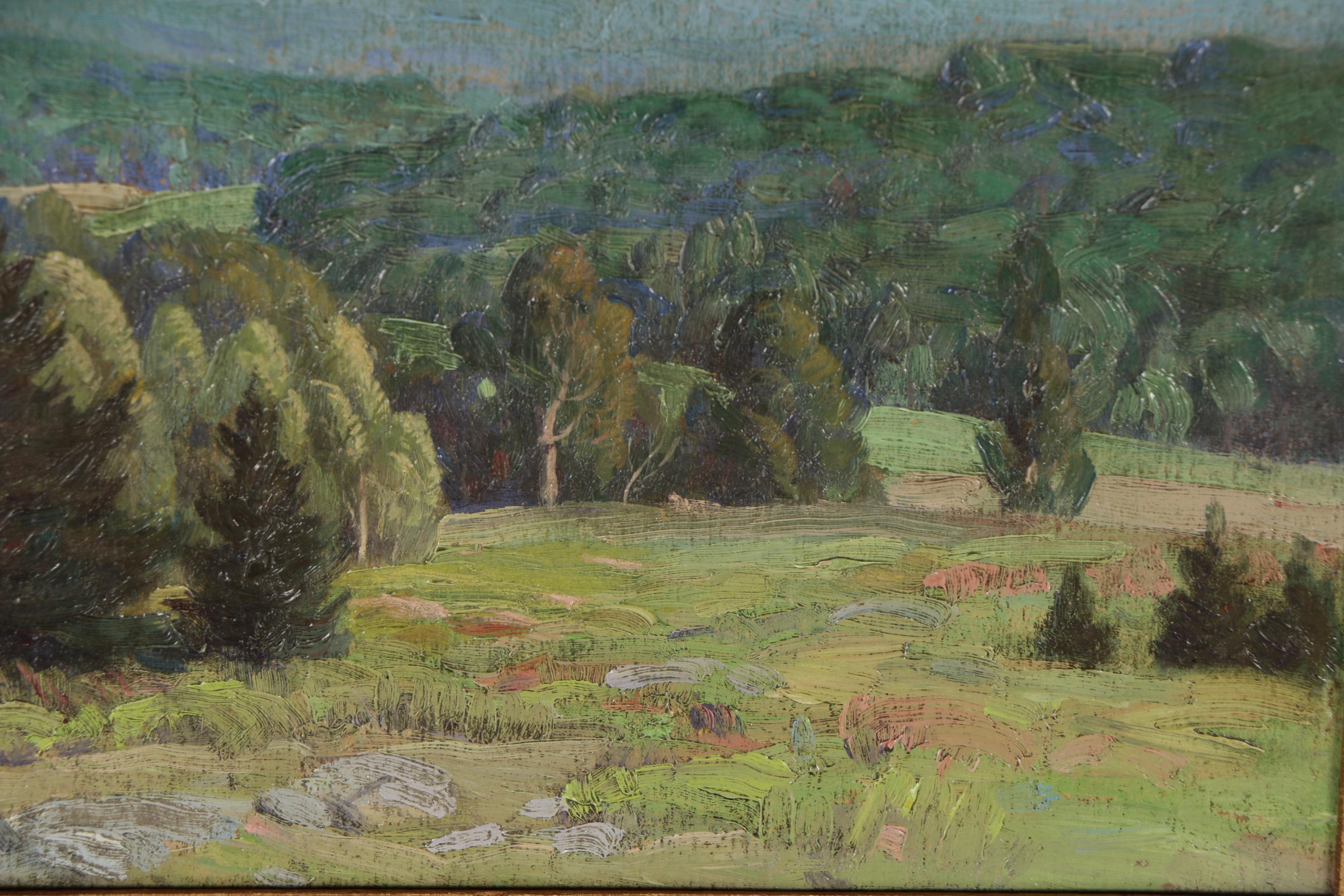Norwood MacGilvary Landscape Oil Painting "Green Mountains"