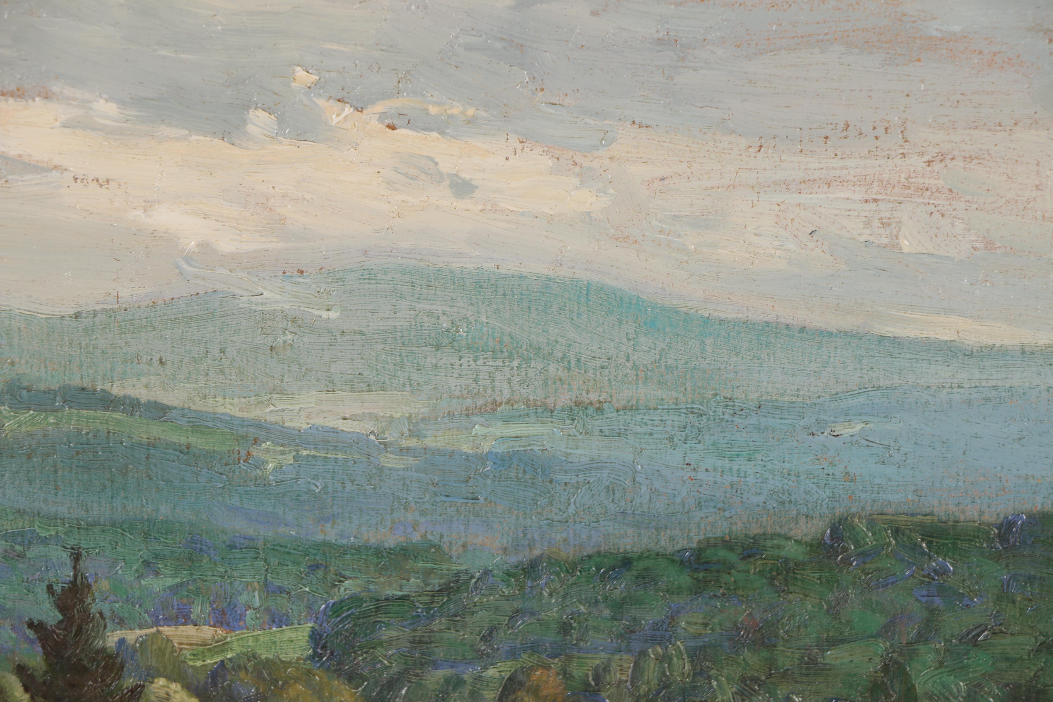 Norwood MacGilvary Landscape Oil Painting "Green Mountains"