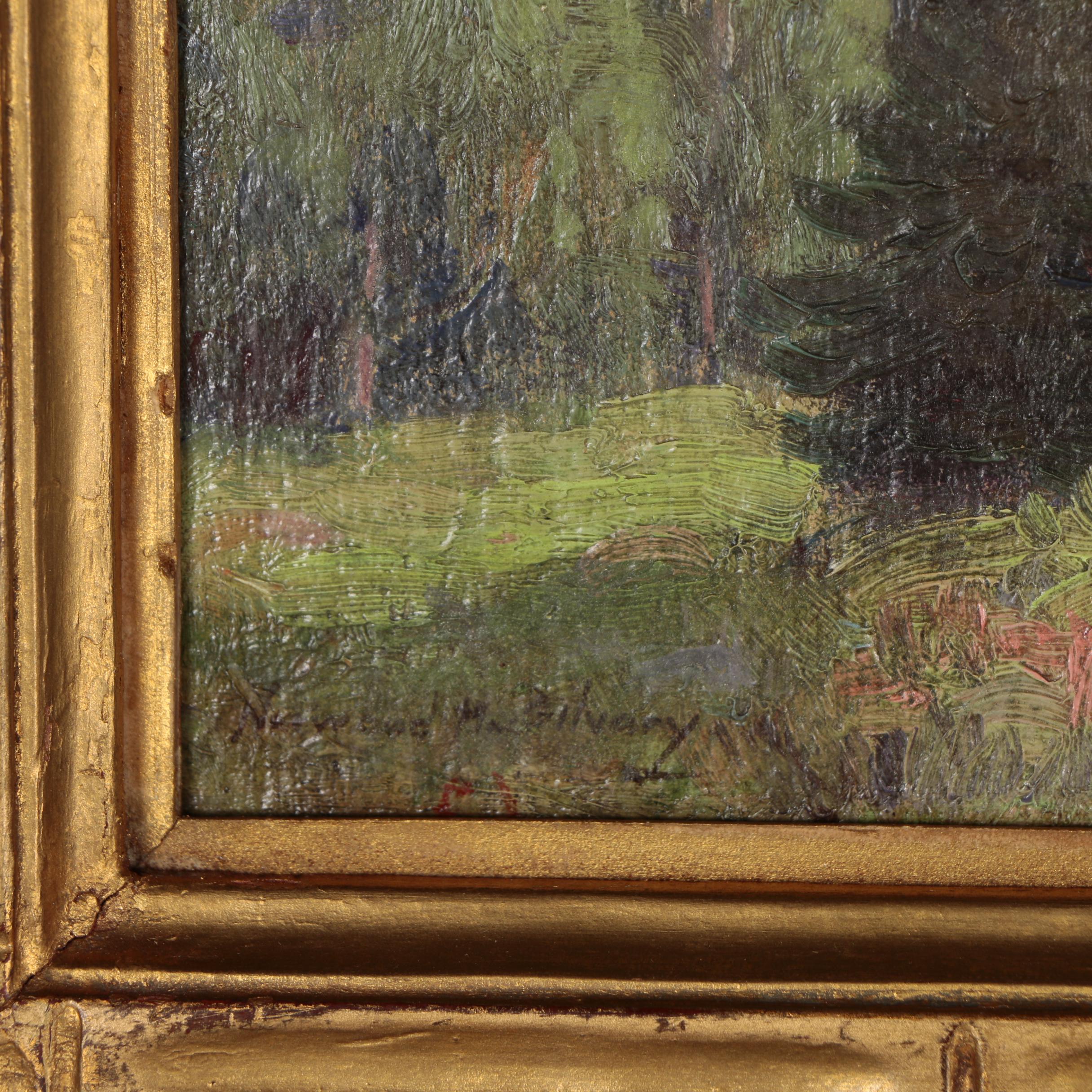 Norwood MacGilvary Landscape Oil Painting "Green Mountains"