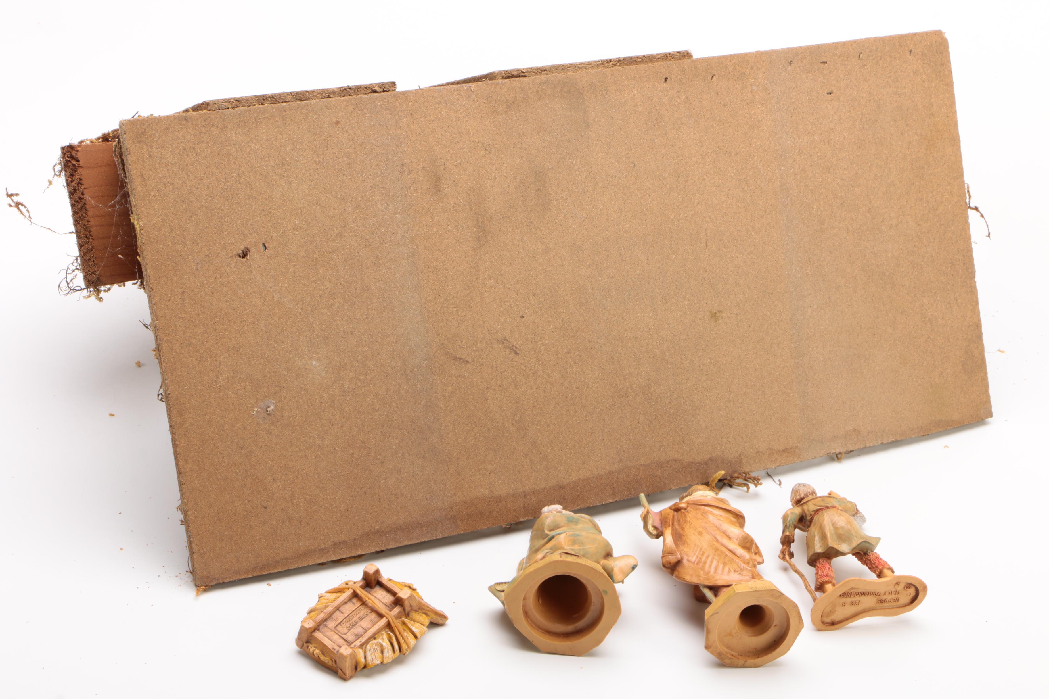 Fontanini Heirloom Nativity Set with Blown Glass Ornaments