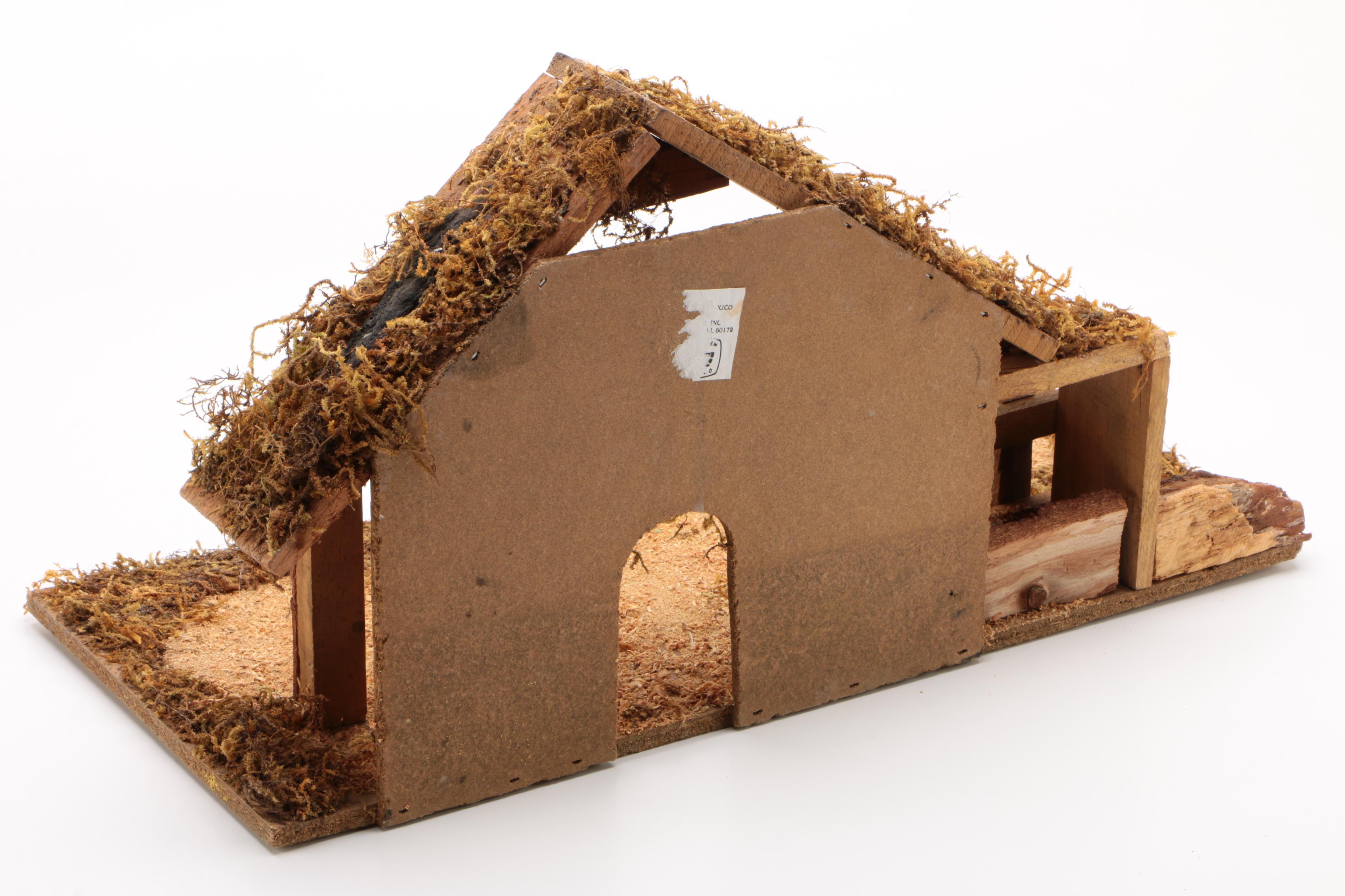 Fontanini Heirloom Nativity Set with Blown Glass Ornaments