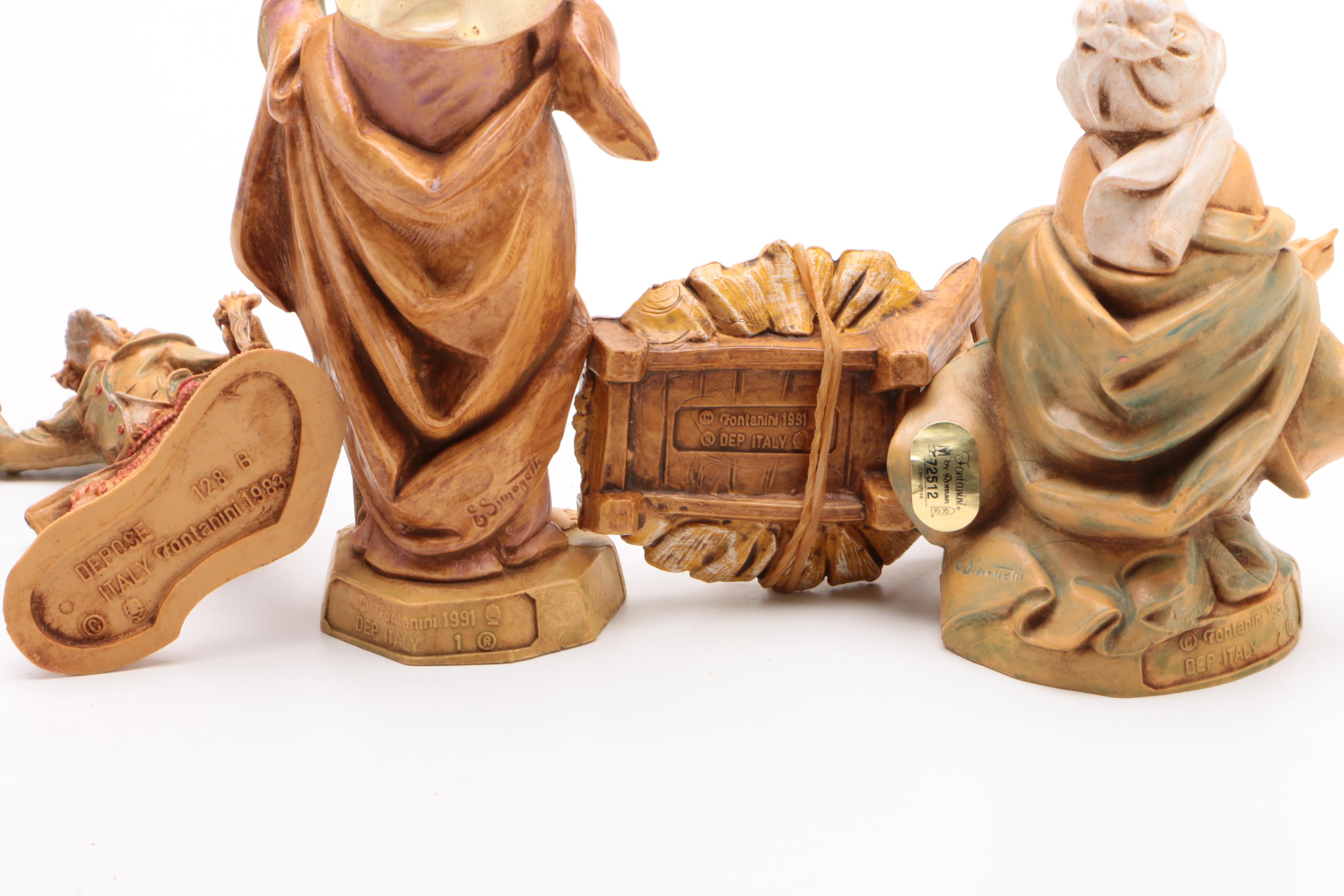Fontanini Heirloom Nativity Set with Blown Glass Ornaments
