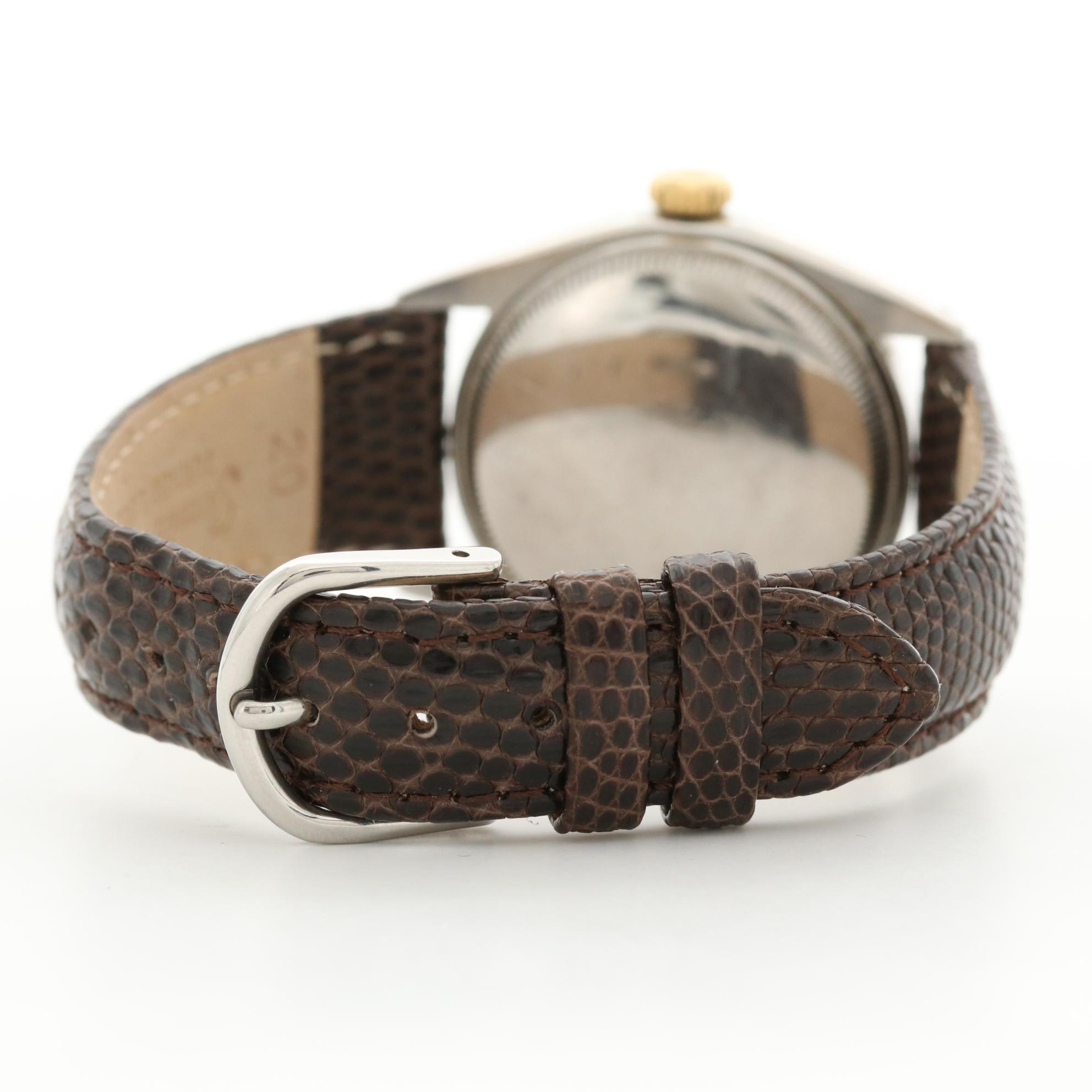 Vintage Rolex Oyster Perpetual 14K Gold and Stainless Steel Automatic Watch