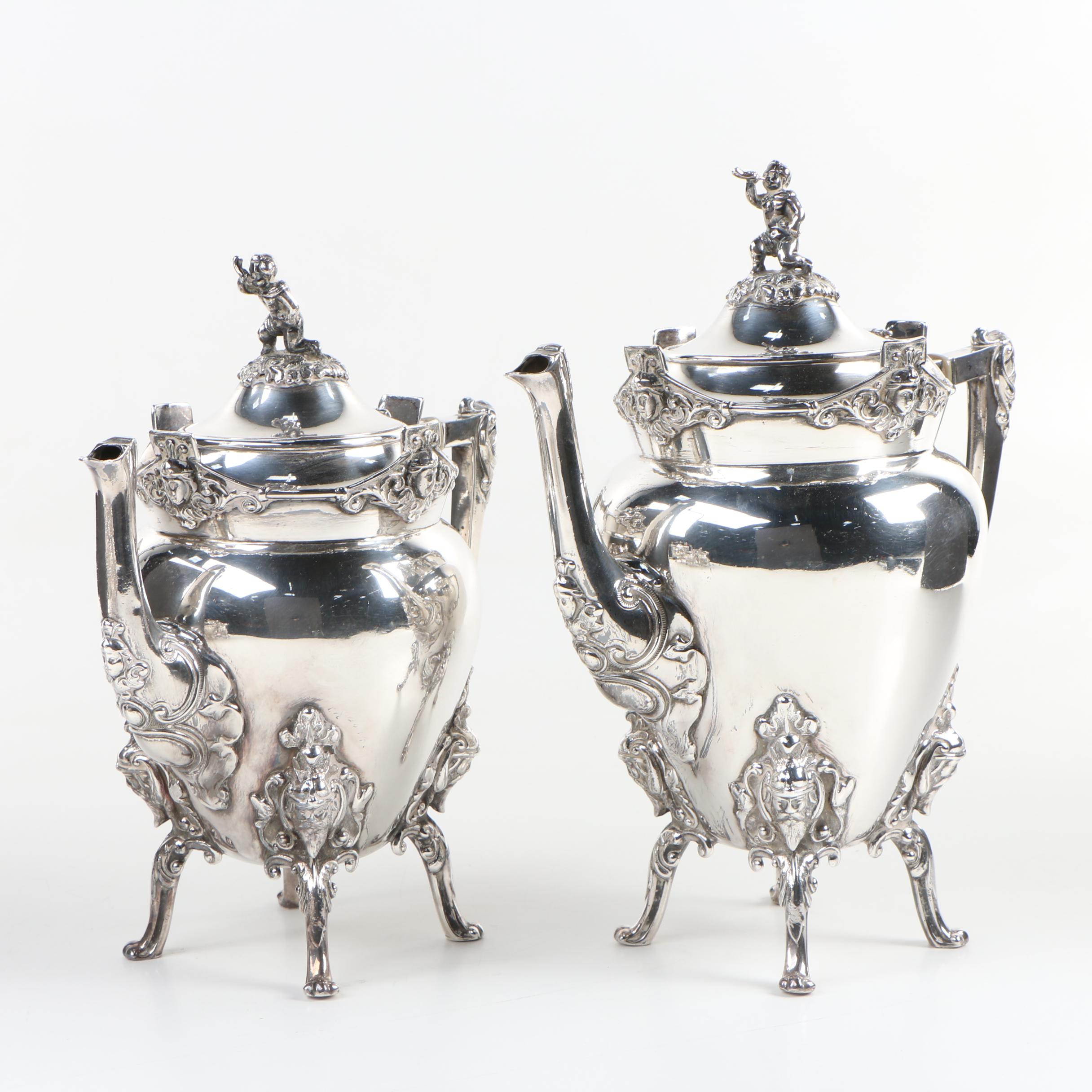 Hall Elton & Co. Silver Plate Coffee Service
