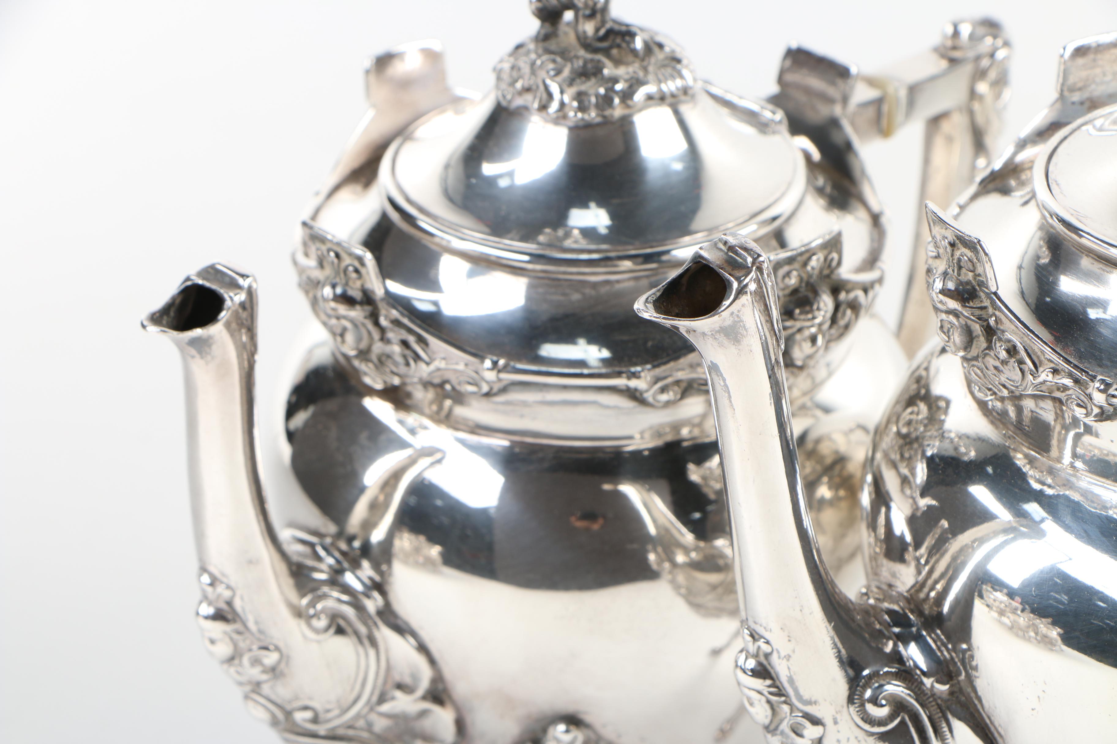 Hall Elton & Co. Silver Plate Coffee Service