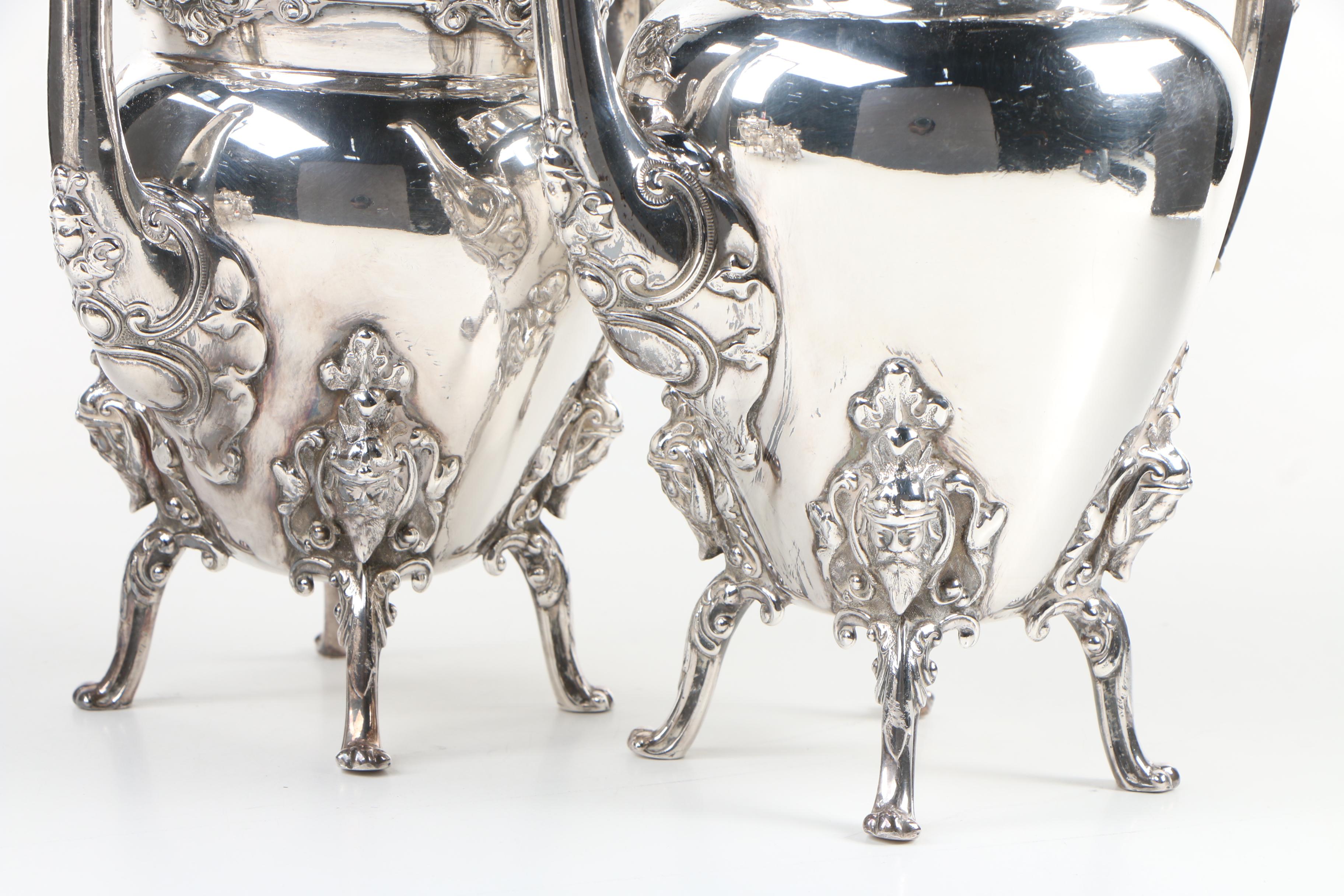 Hall Elton & Co. Silver Plate Coffee Service