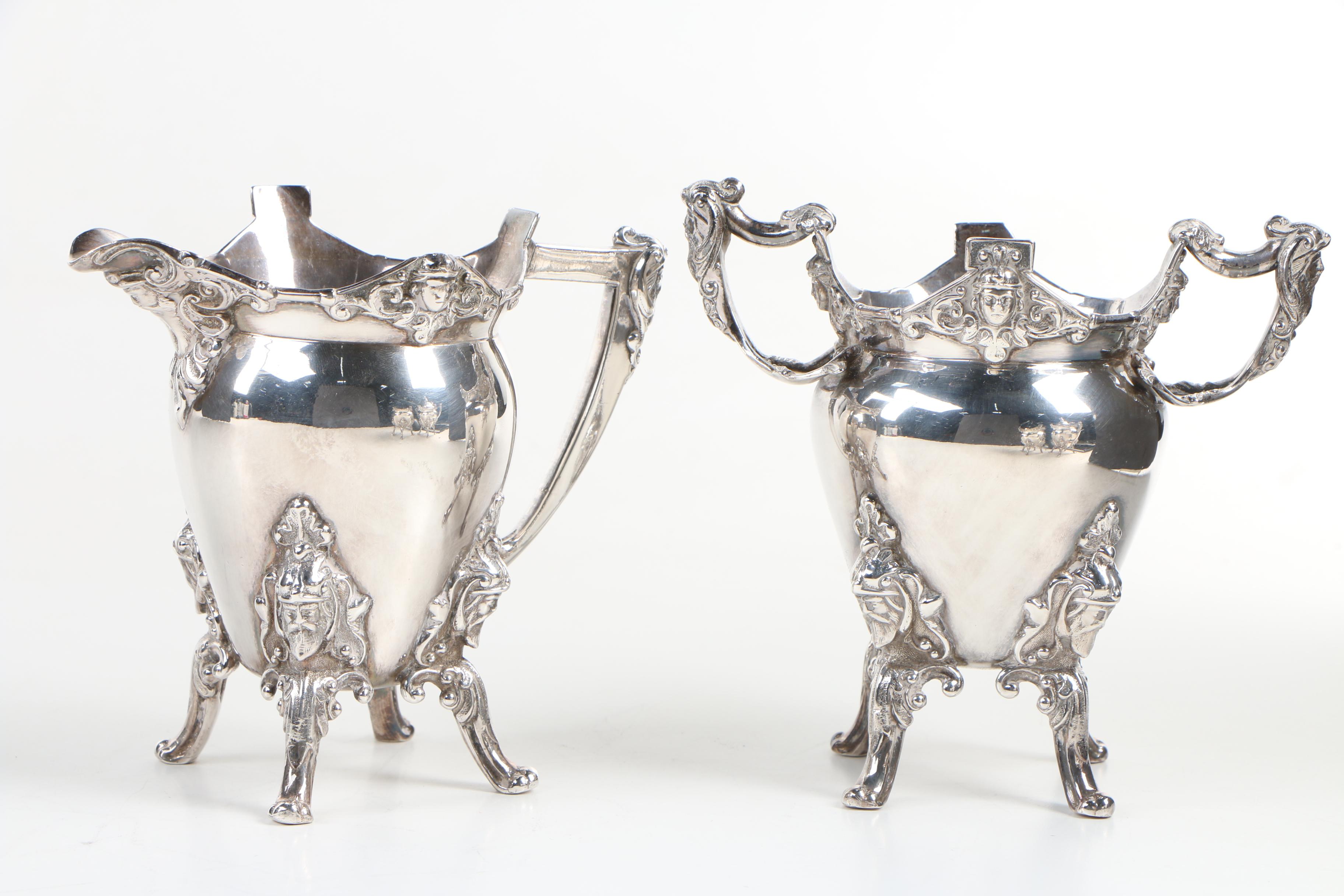 Hall Elton & Co. Silver Plate Coffee Service