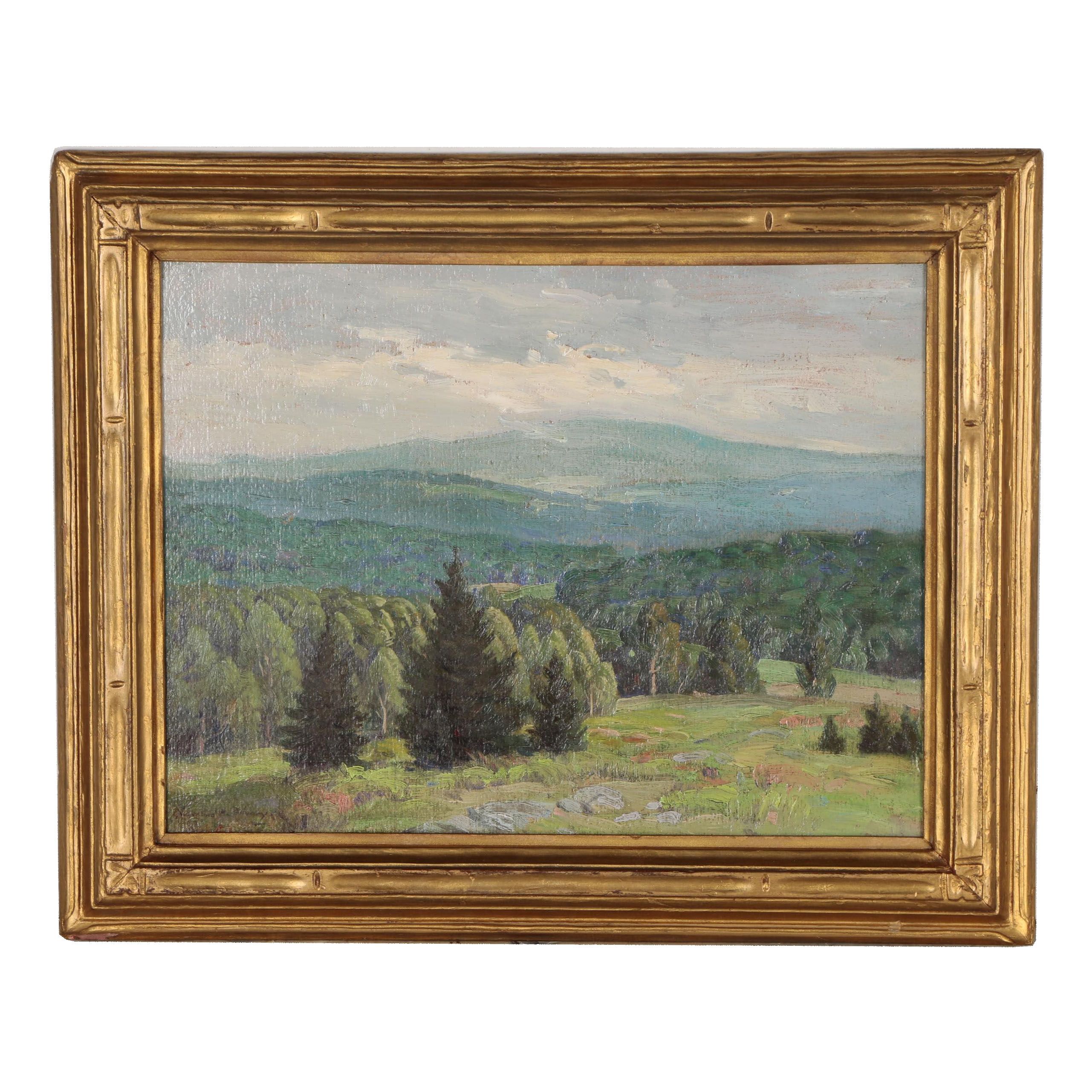 Norwood MacGilvary Landscape Oil Painting "Green Mountains"