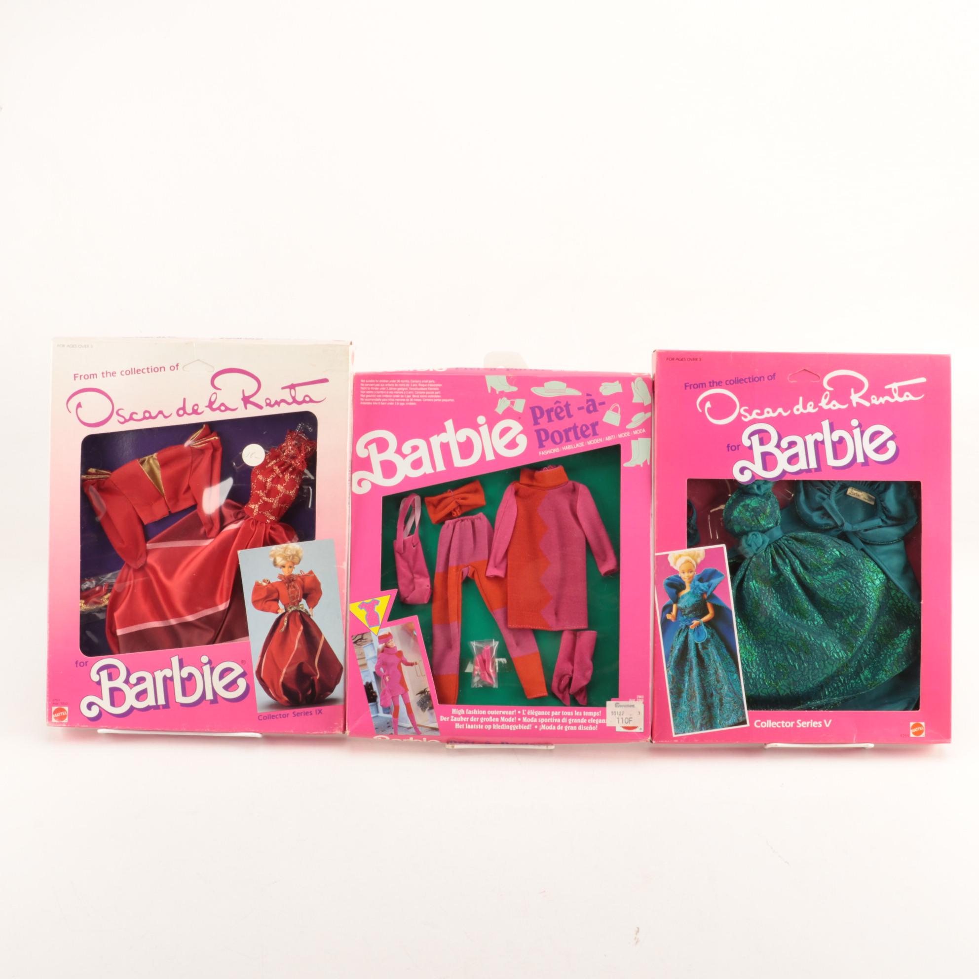 Barbie "Oscar de la Renta," "Haute Couture" and Other Clothing and Accessories