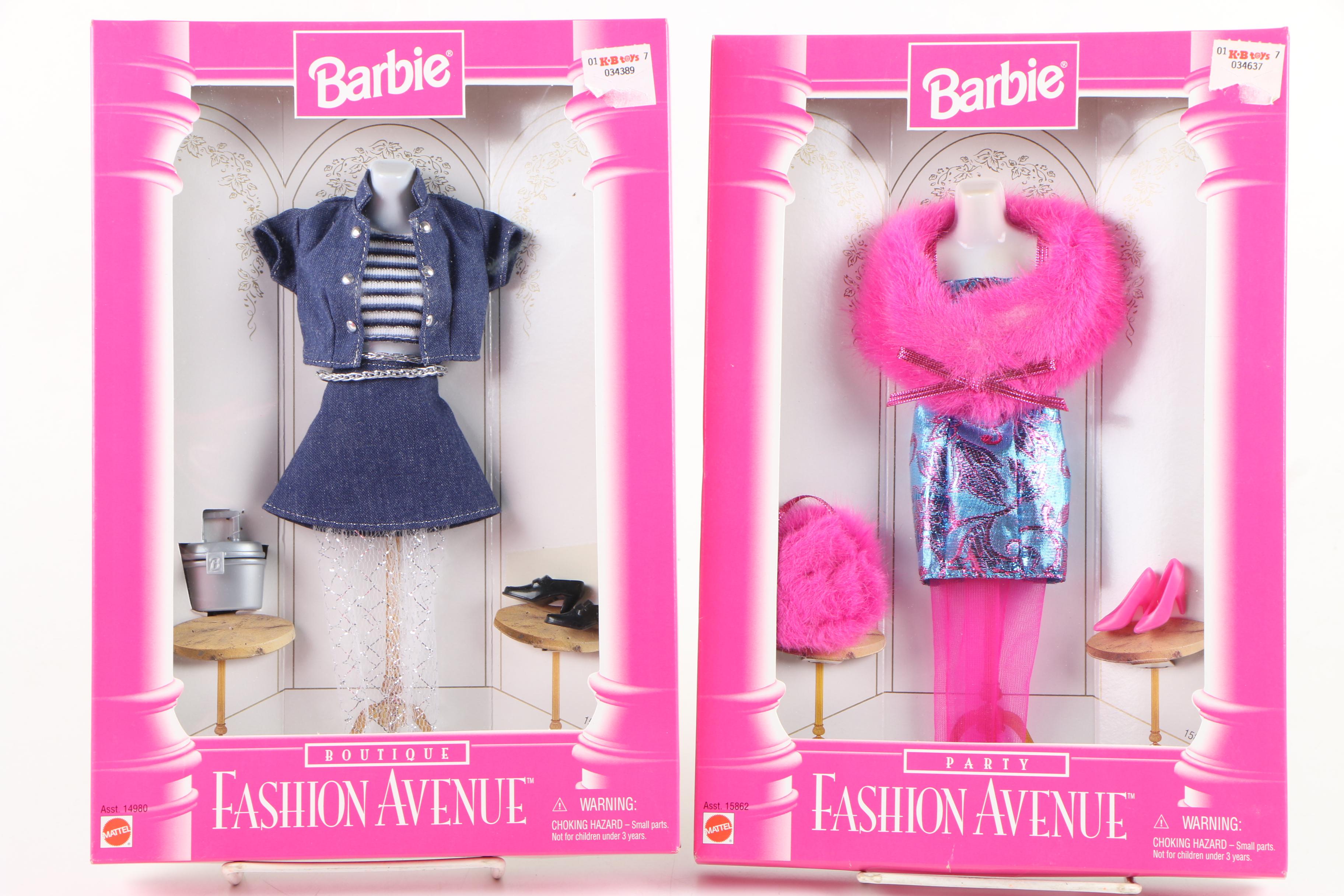Barbie "Fashion Avenue Collection" Clothing and Accessories