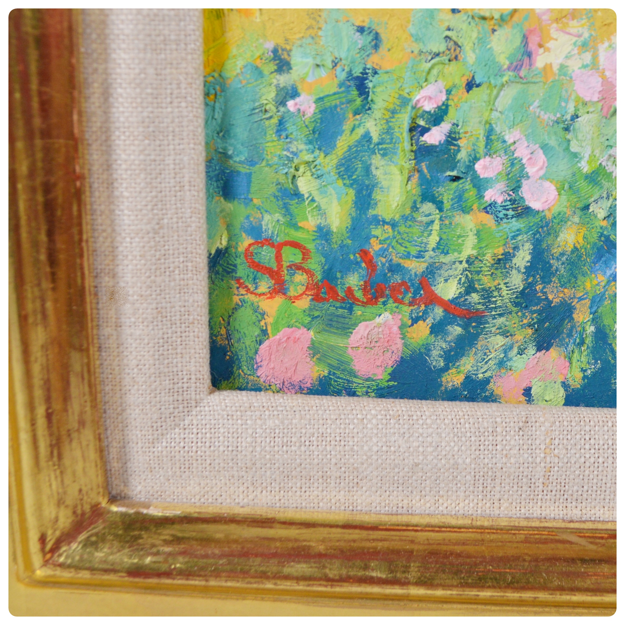 Sam Barber Impressionism Style Acrylic Painting "Nantucket Hills"