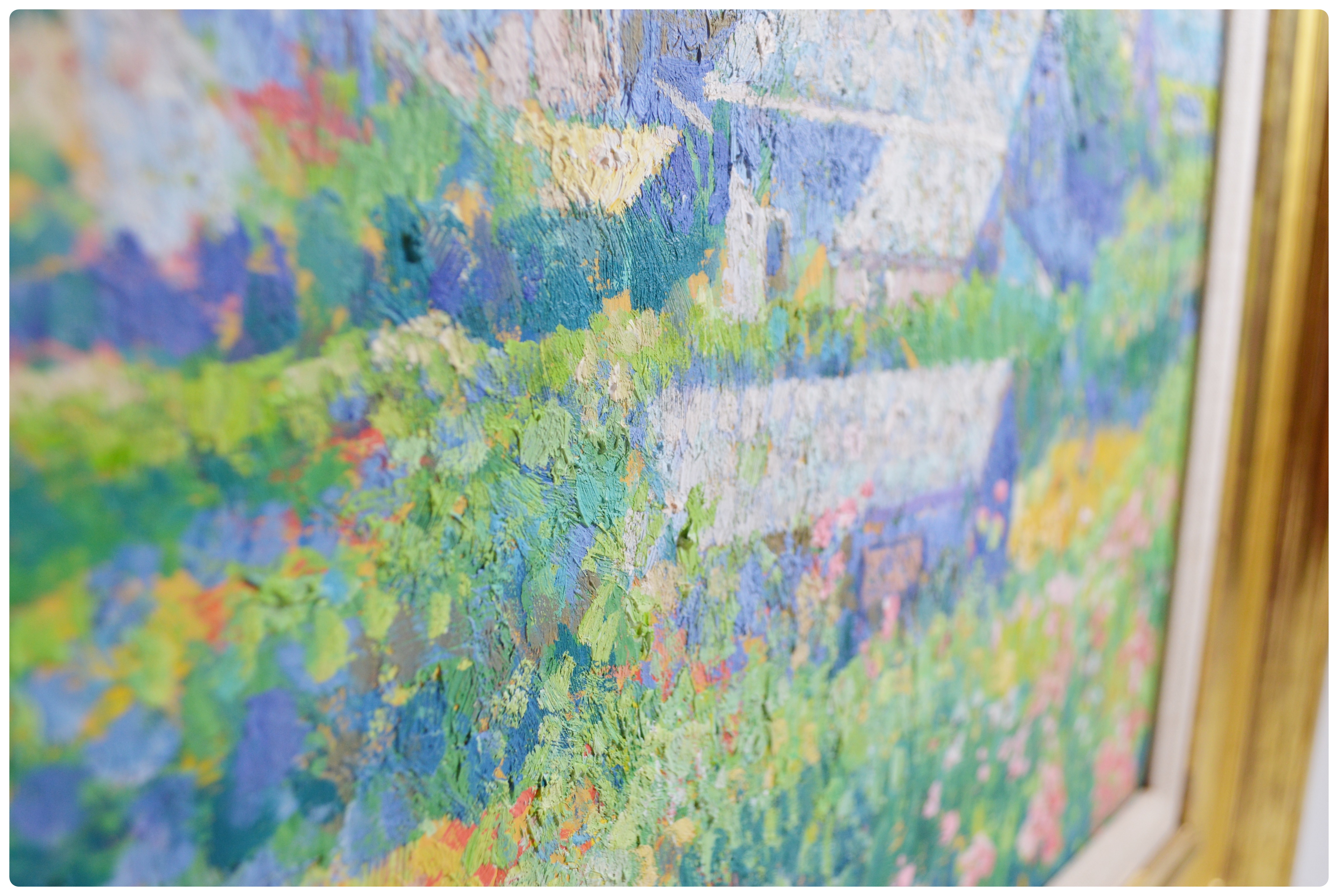 Sam Barber Impressionism Style Acrylic Painting "Nantucket Hills"