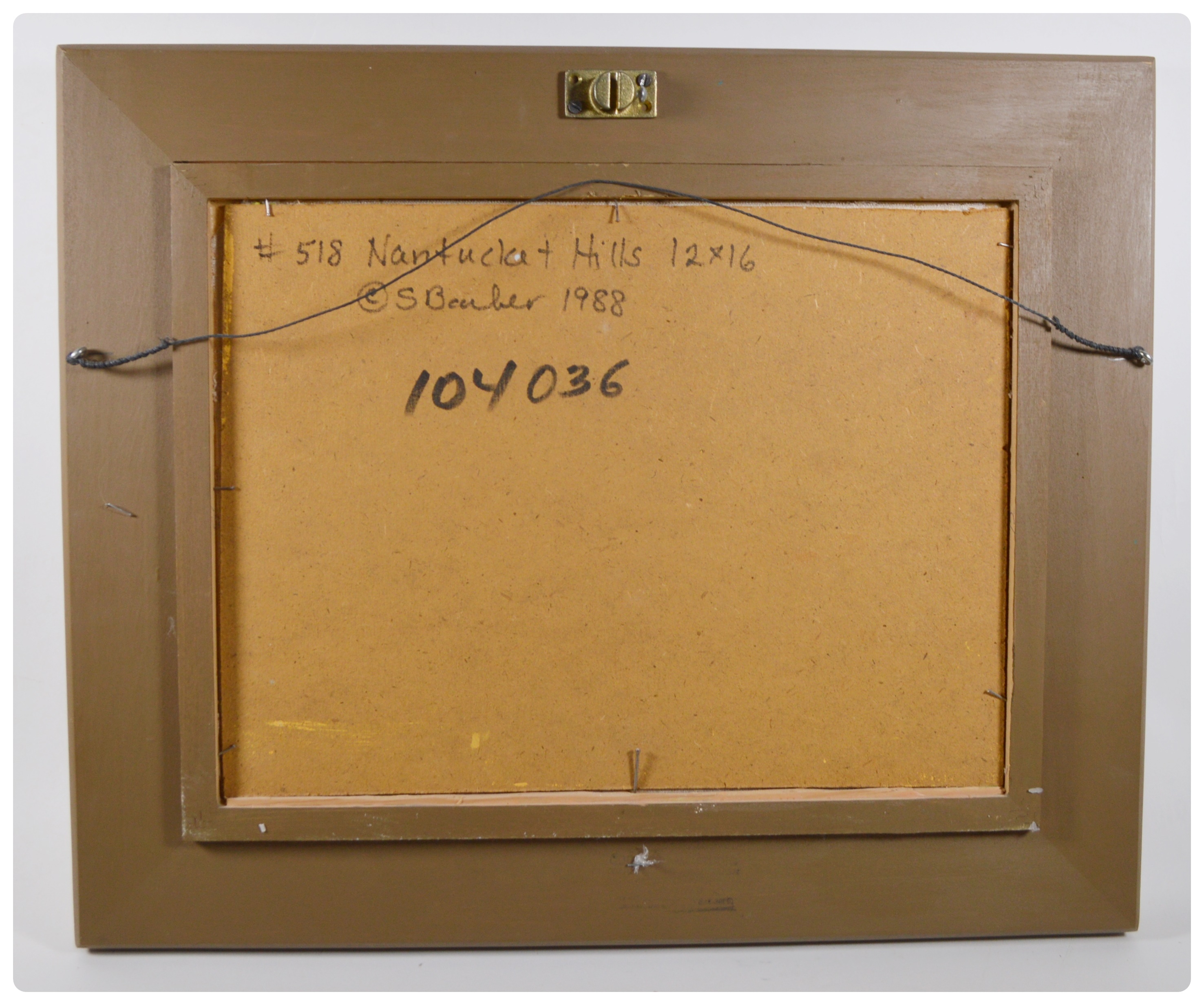 Sam Barber Impressionism Style Acrylic Painting "Nantucket Hills"