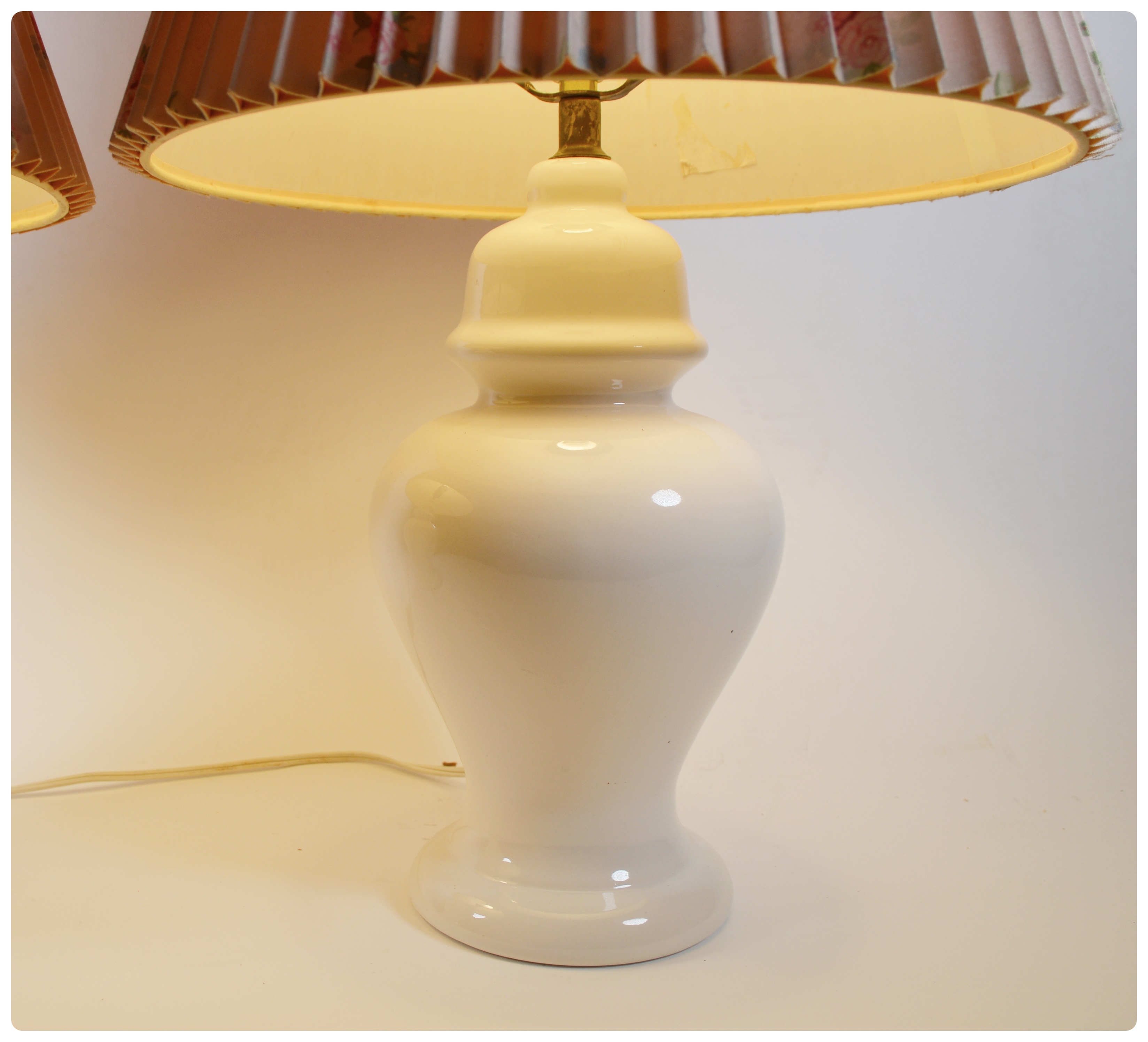 Laura Ashley Ceramic Table Lamps, Late 20th Century