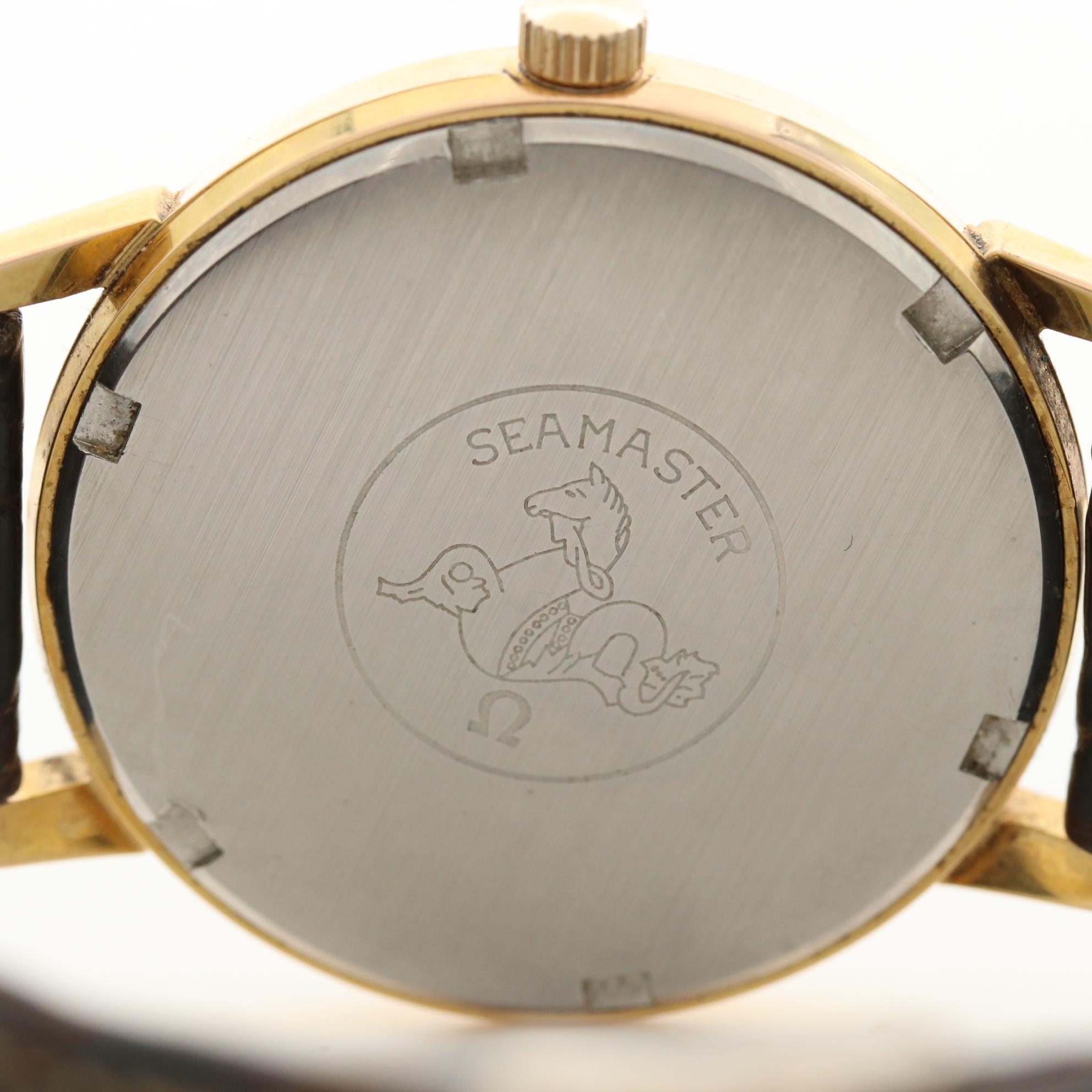 Vintage Omega Seamaster 600 Gold Tone Watch, Circa 1963