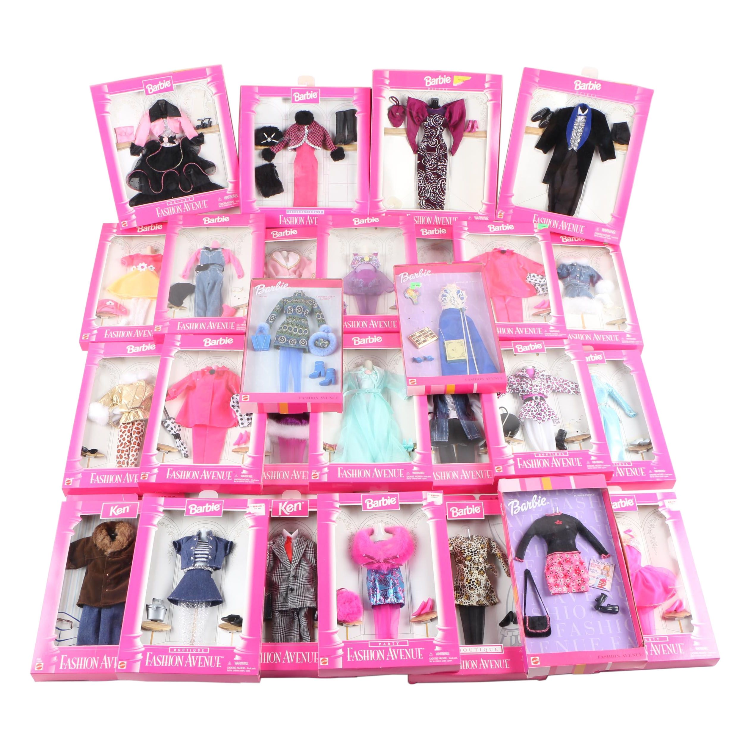 Barbie "Fashion Avenue Collection" Clothing and Accessories