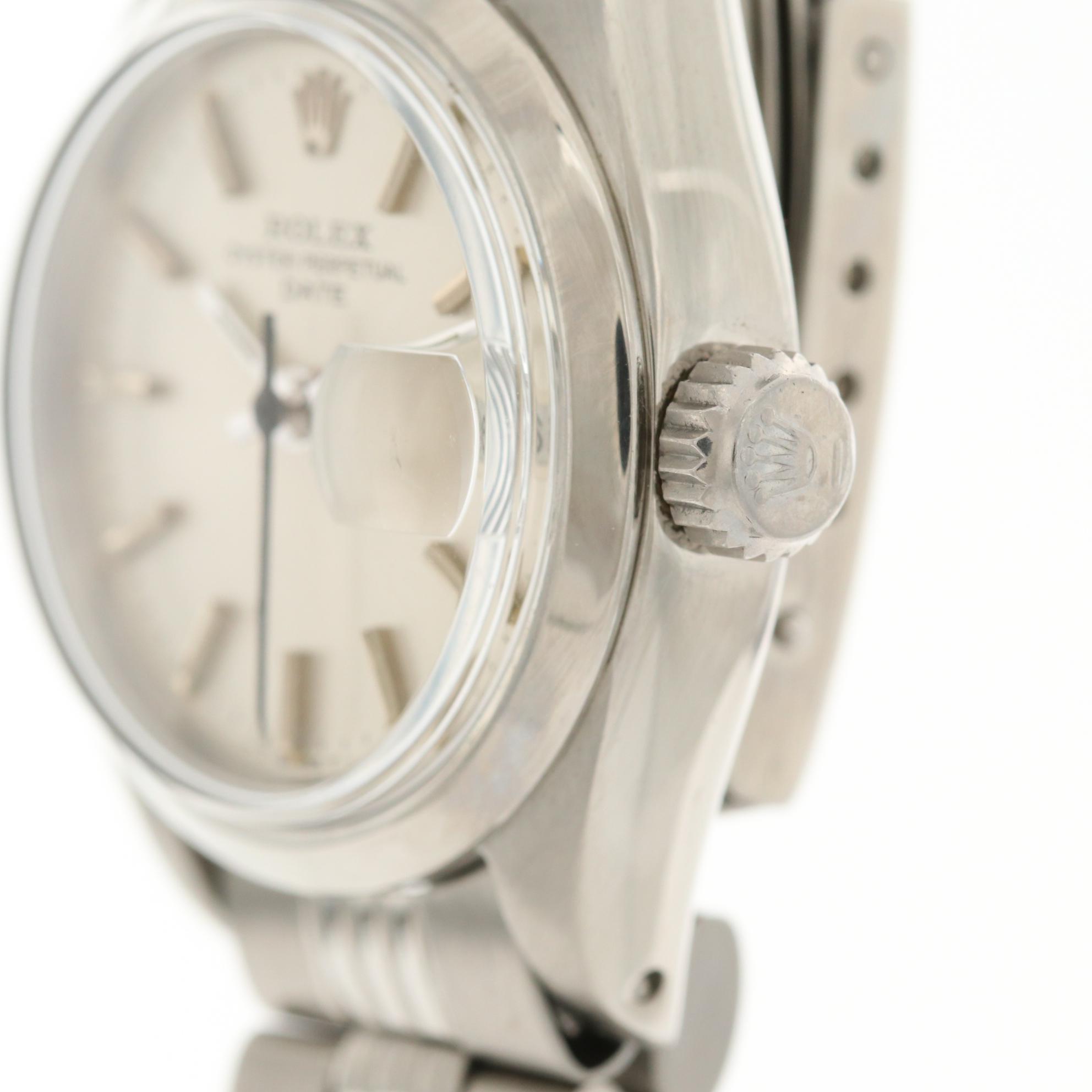 Vintage Rolex Date 6916 Stainless Steel Automatic Watch