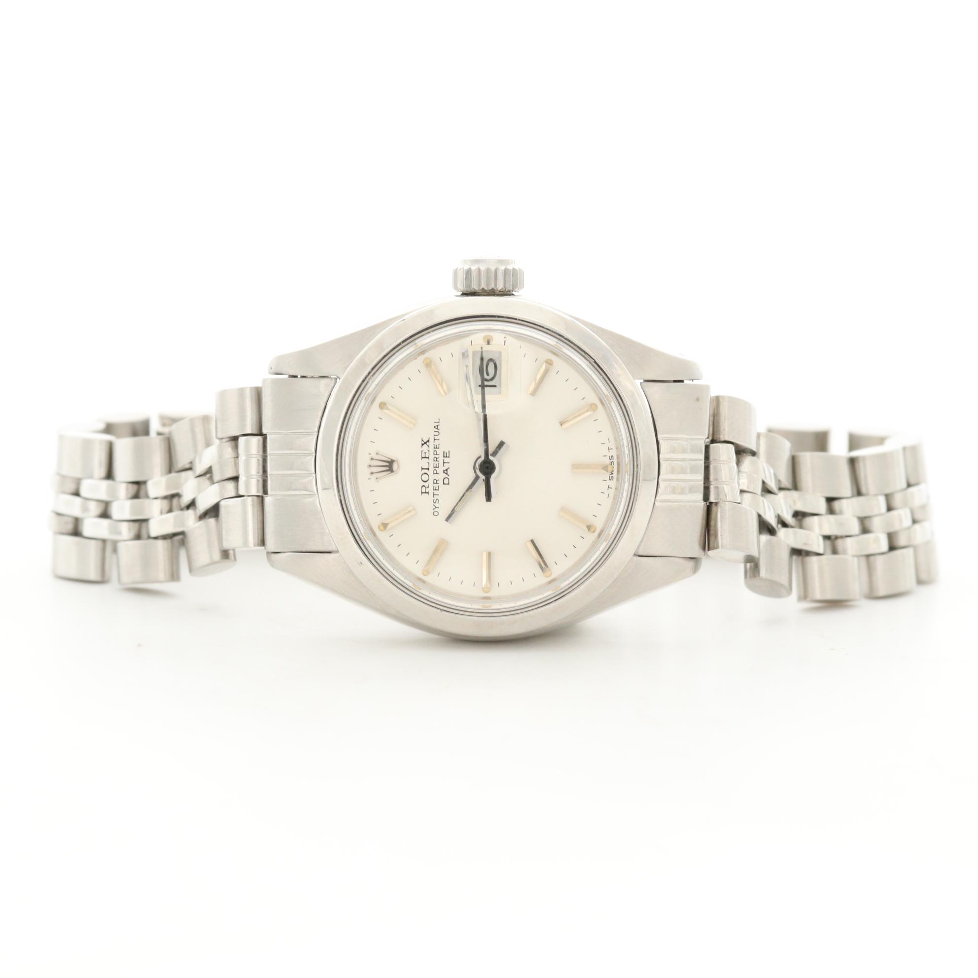 Vintage Rolex Date 6916 Stainless Steel Automatic Watch