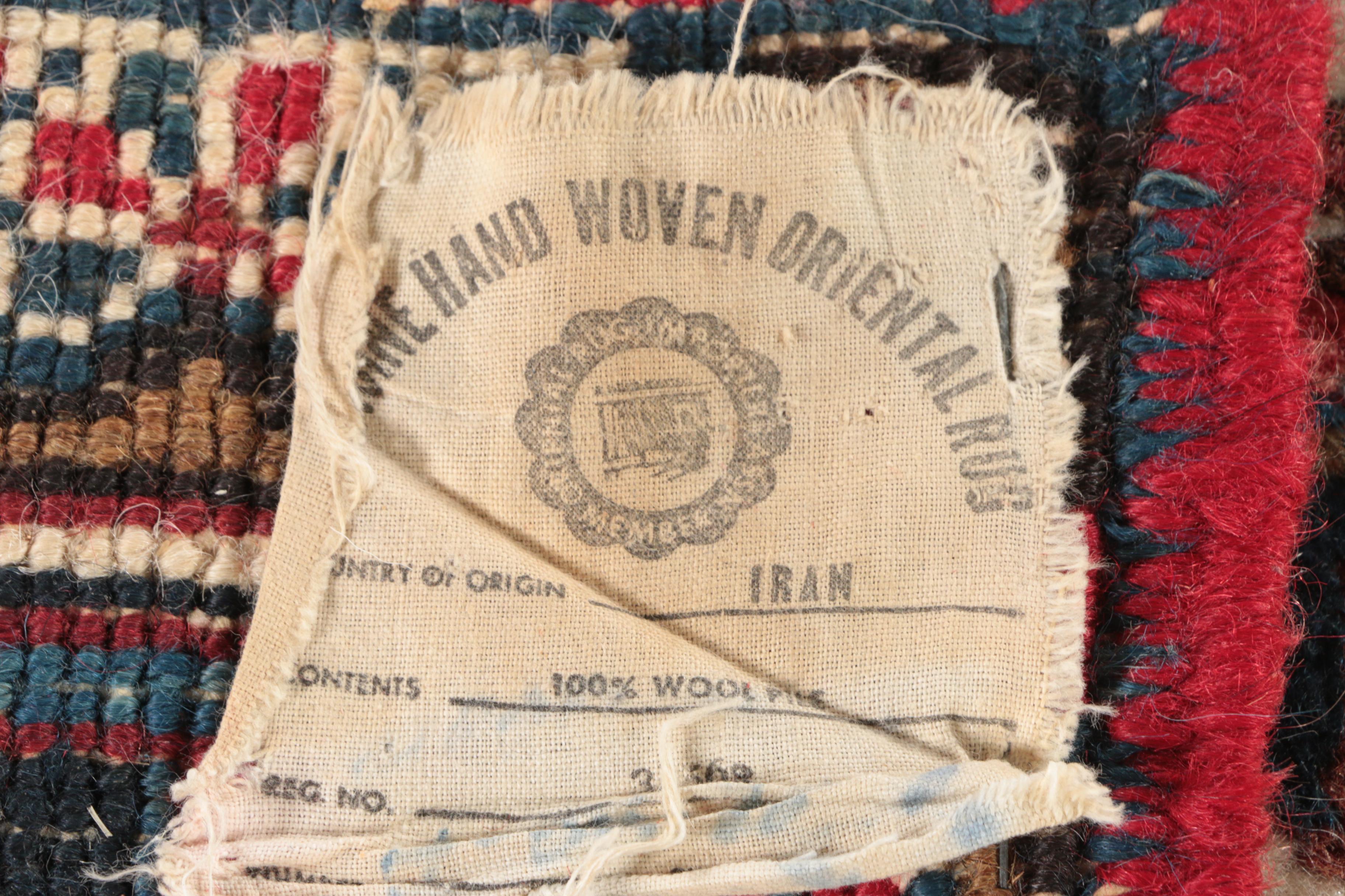 8.3' x 9.8' Hand-Knotted Persian Heriz Wool Rug